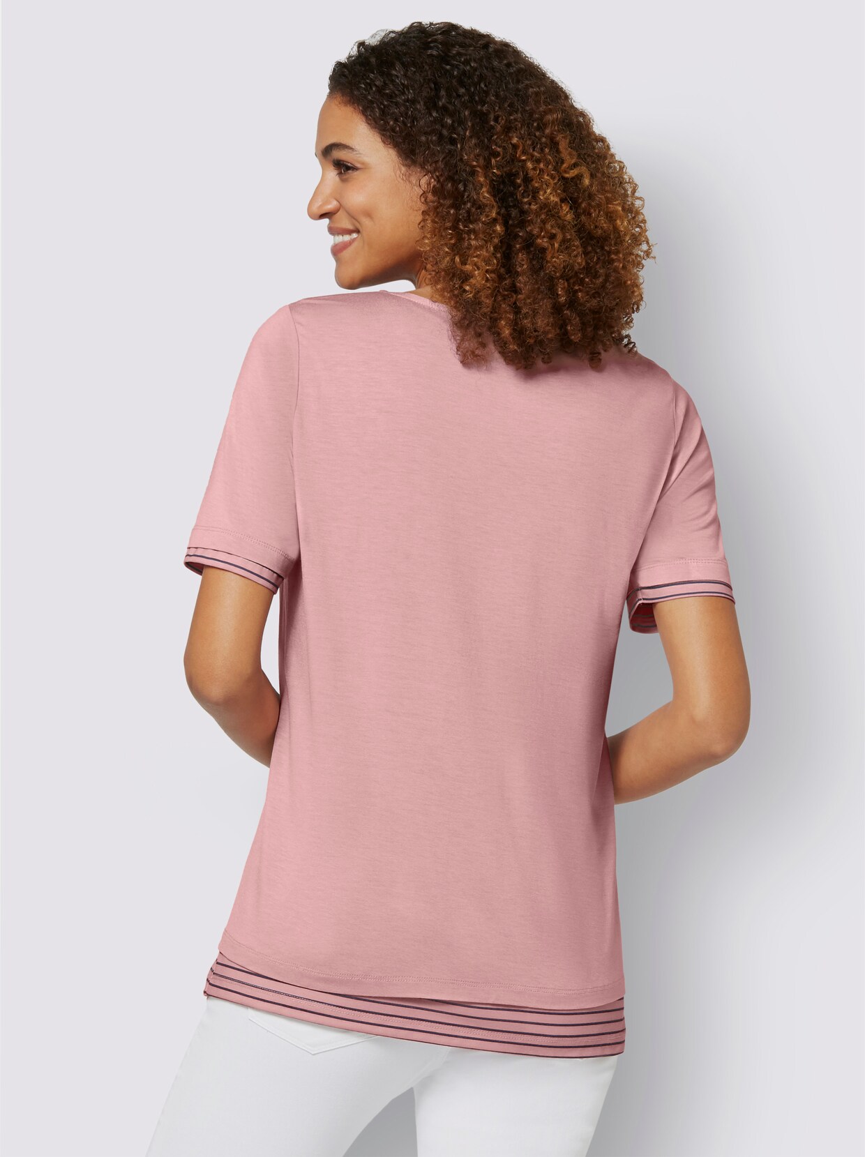 2-in-1-Shirt - rosenquarz