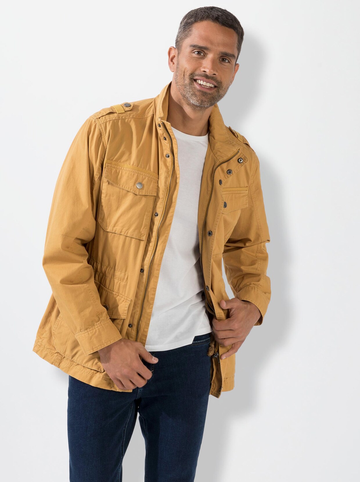 Longjacke - ocker
