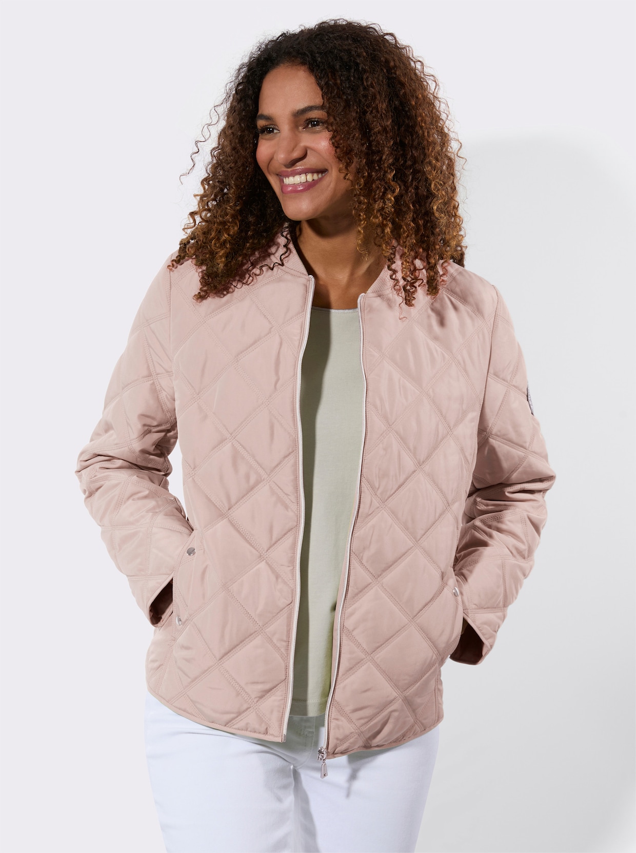 Steppjacke - puder