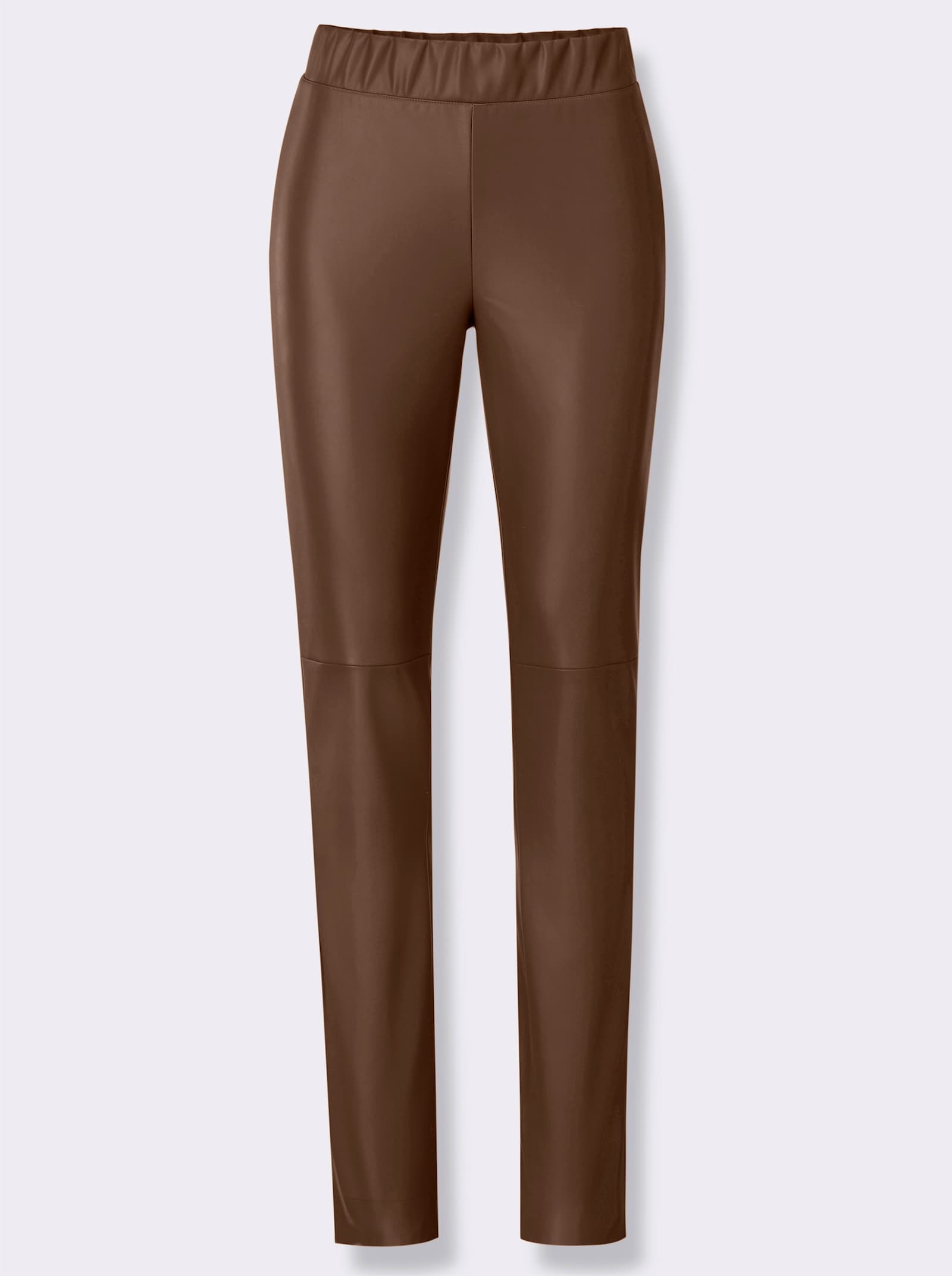 heine Pantalon en synthétique à la coupe flatteuse - marron
