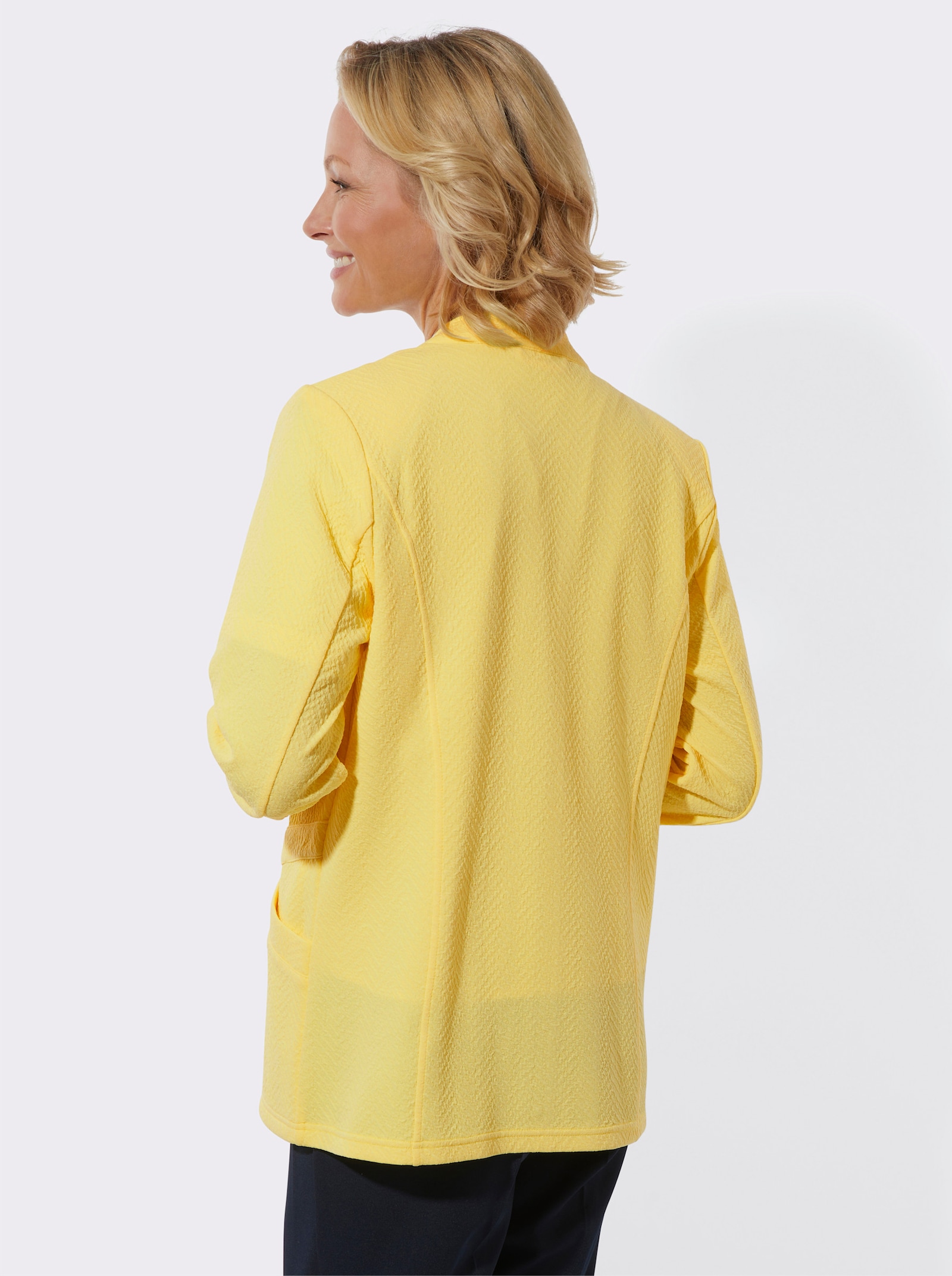 Jerseyblazer in Stretch-Qualität - zitrone