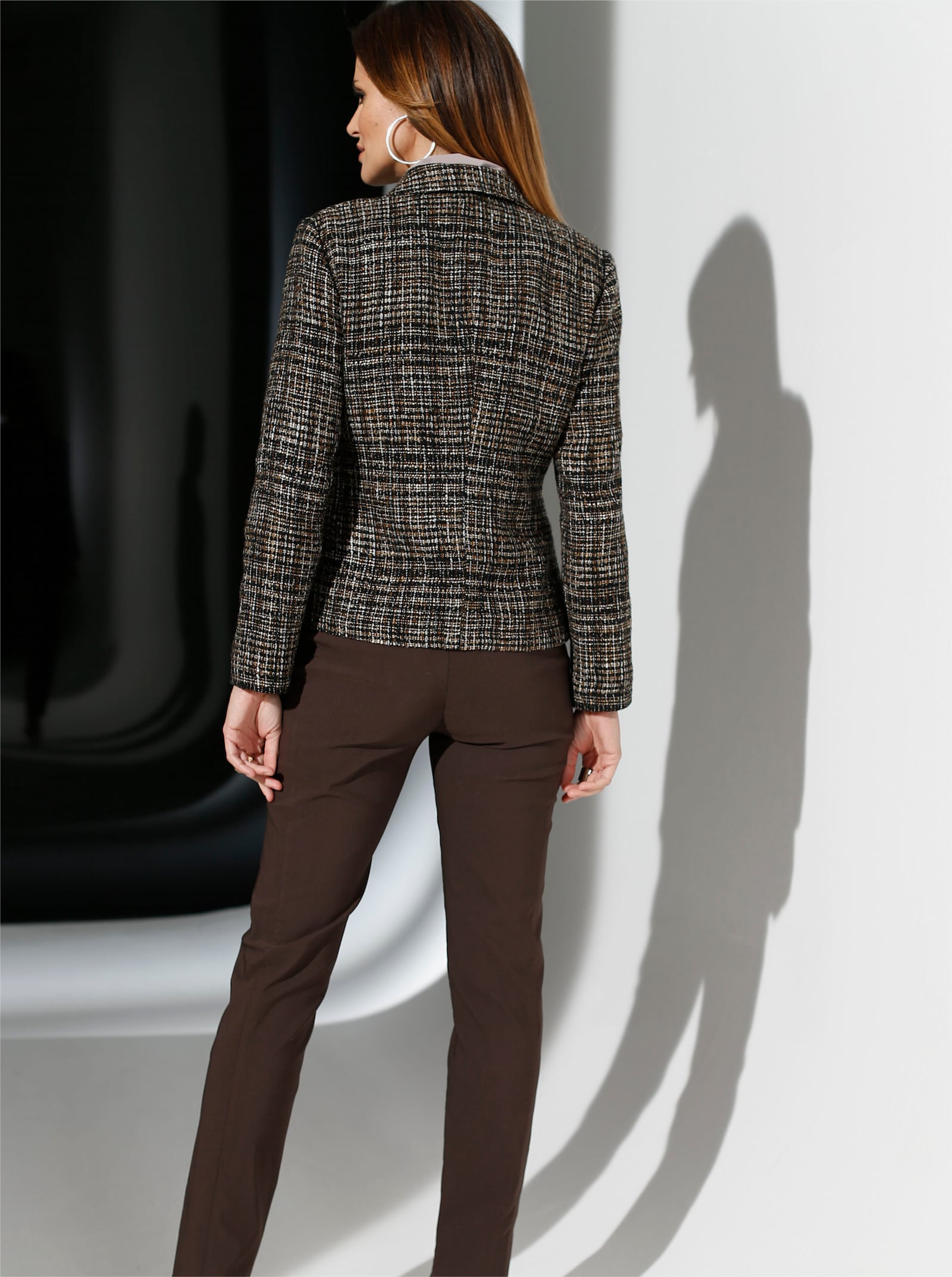 Stehmann Comfort line Hose mit Dehnbund, Viskose-Qualität - braun