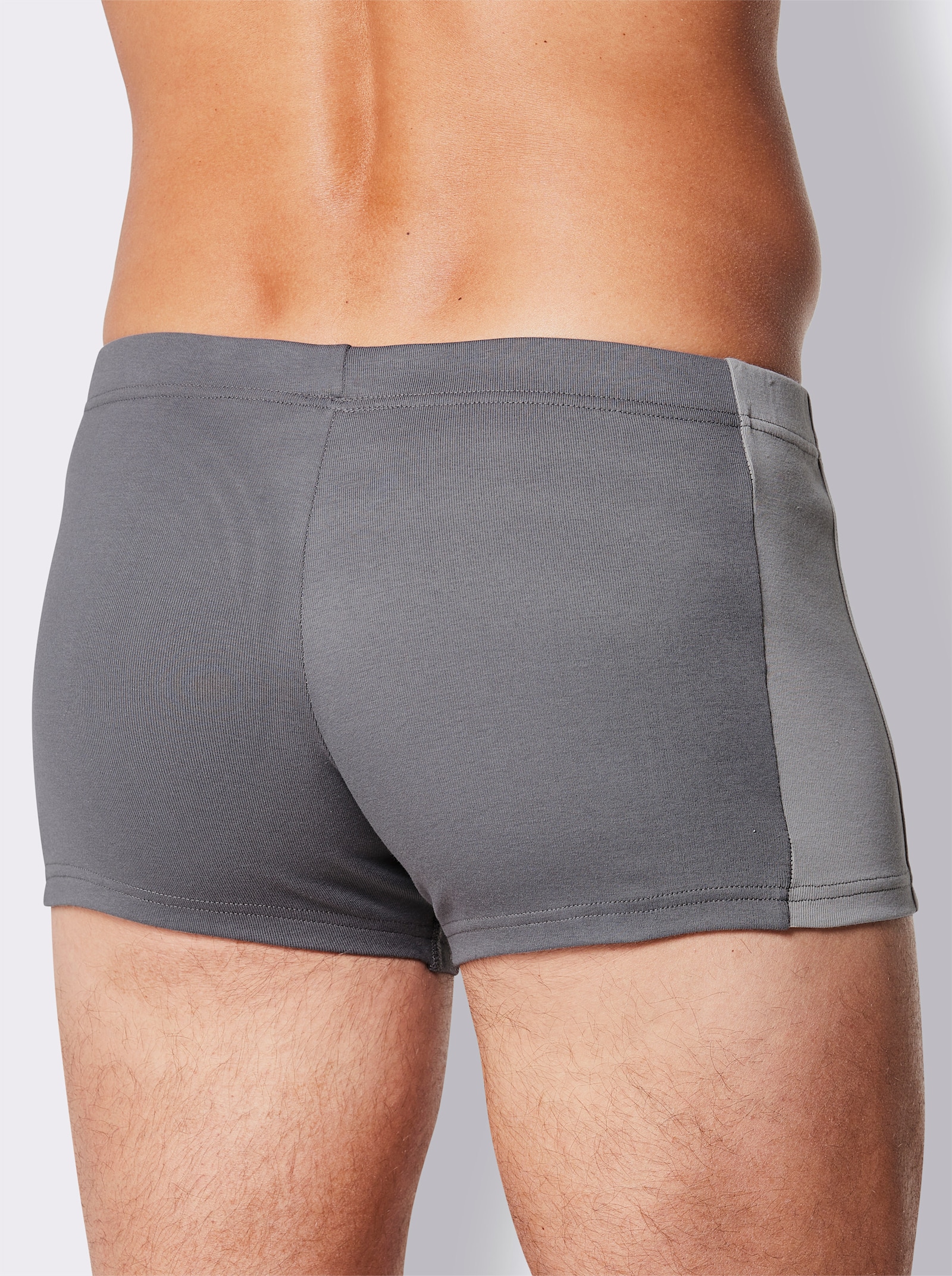 wäschepur men Boxerky - džínová modrá + antracitová + modrá + kamenná šedá