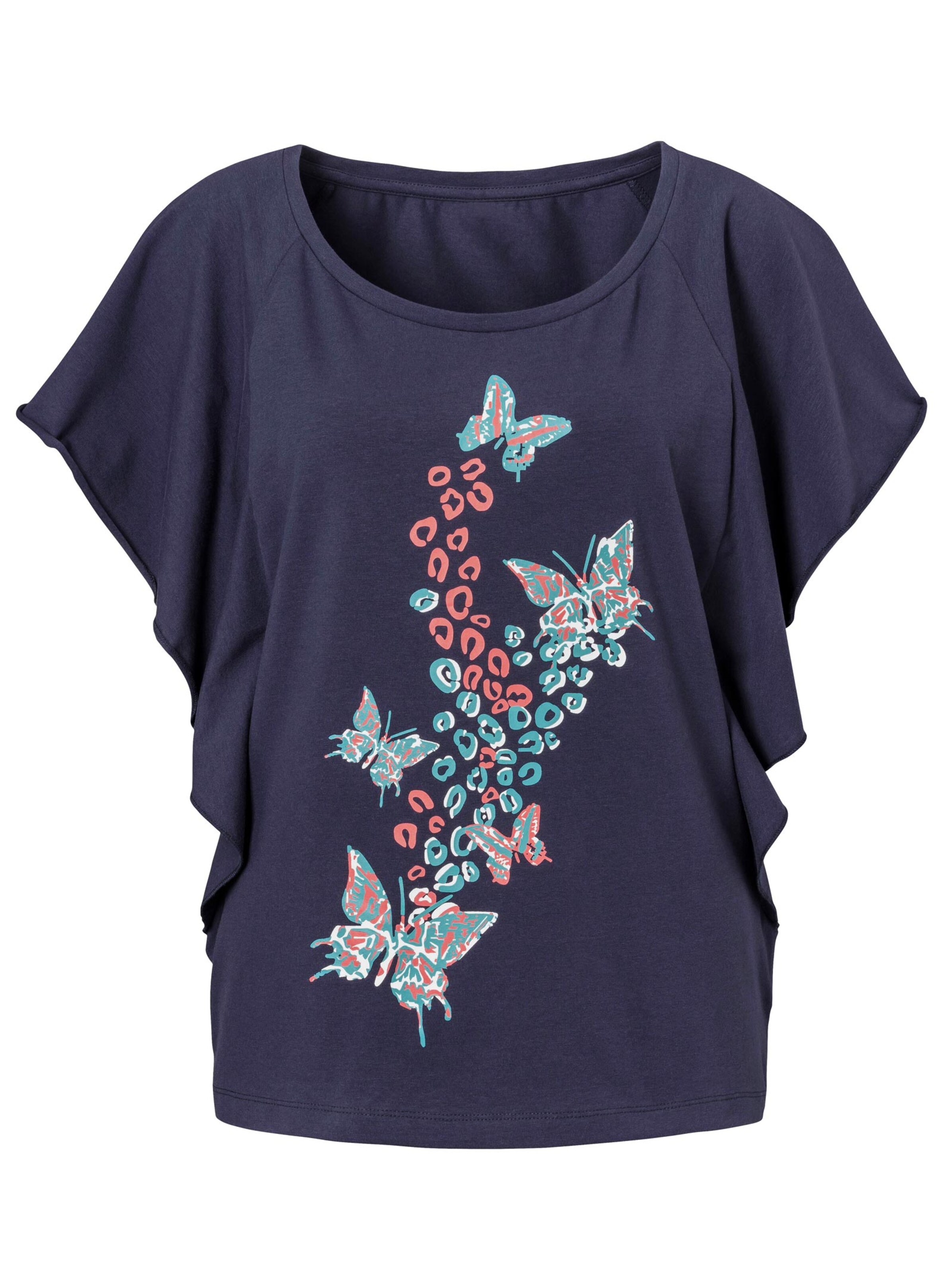 Shirt - nachtblau-gemustert