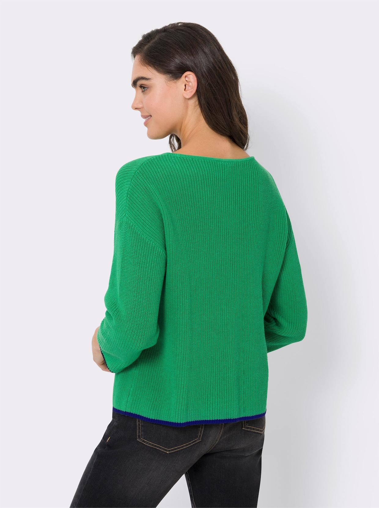 heine Gebreide pullover - grasgroen