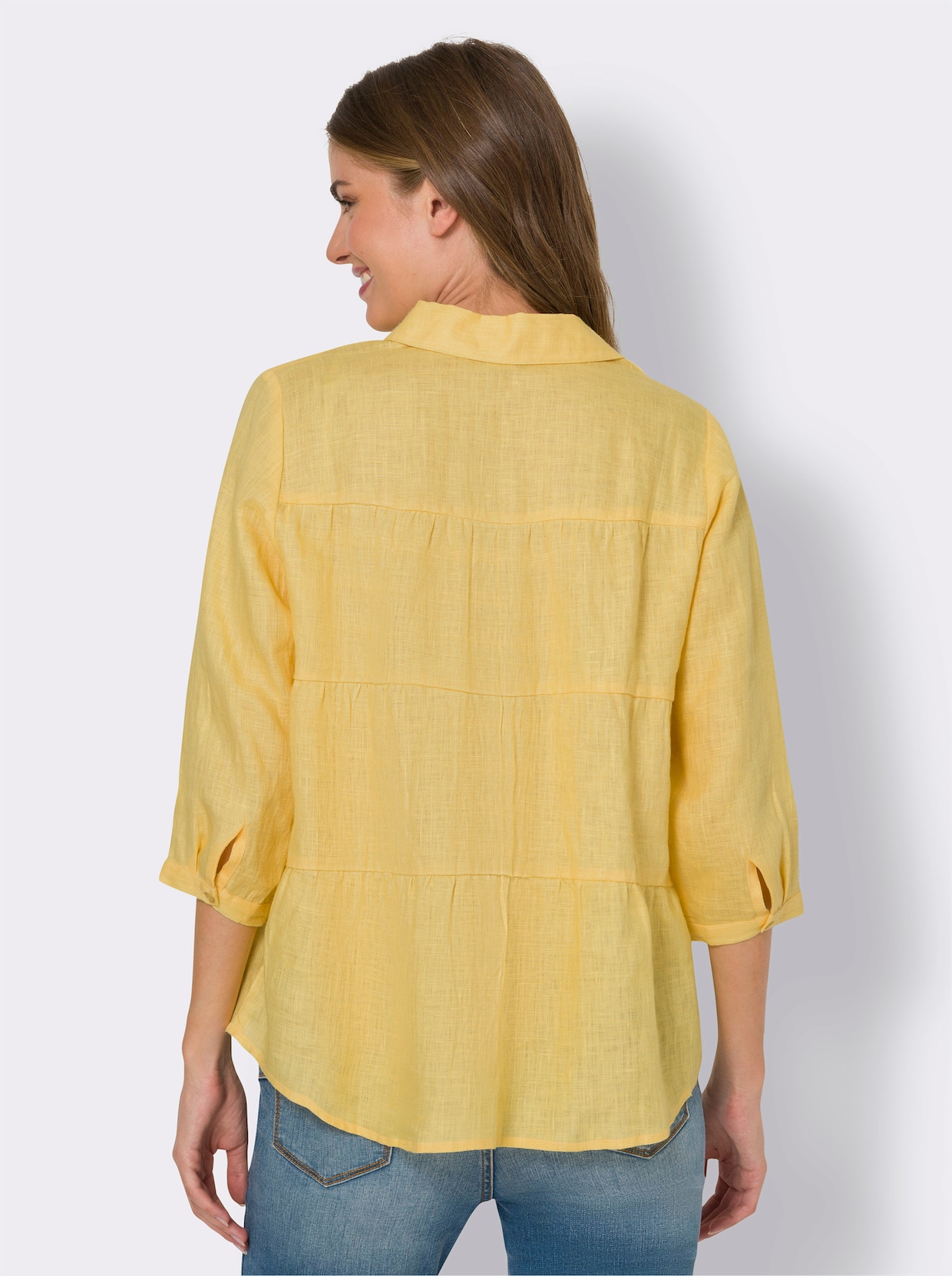 heine Linnen blouse - geel