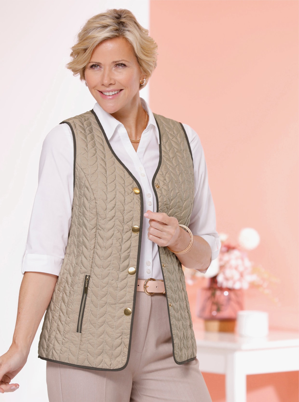 gilet - beige