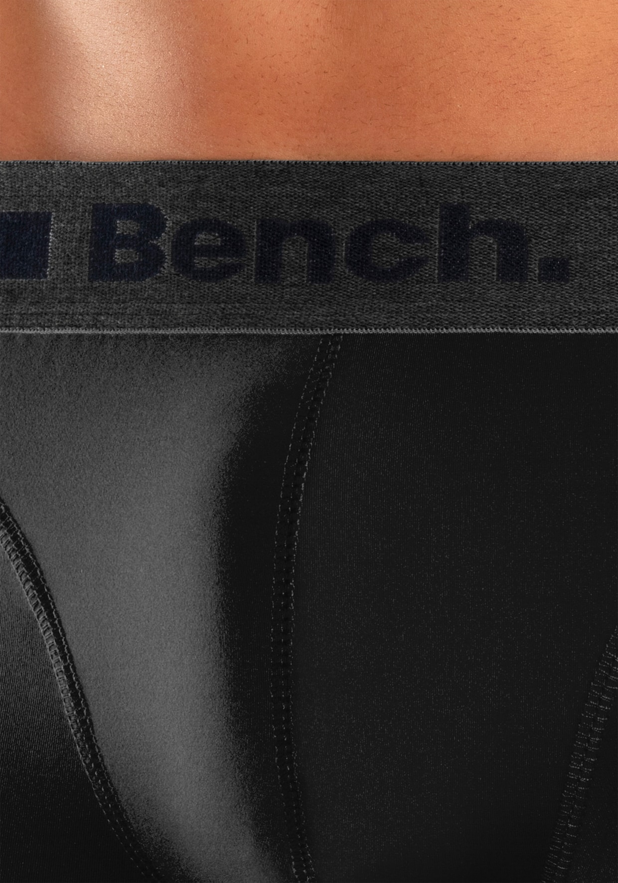 Bench. Functionele boxer - zwart/antraciet gemêleerd