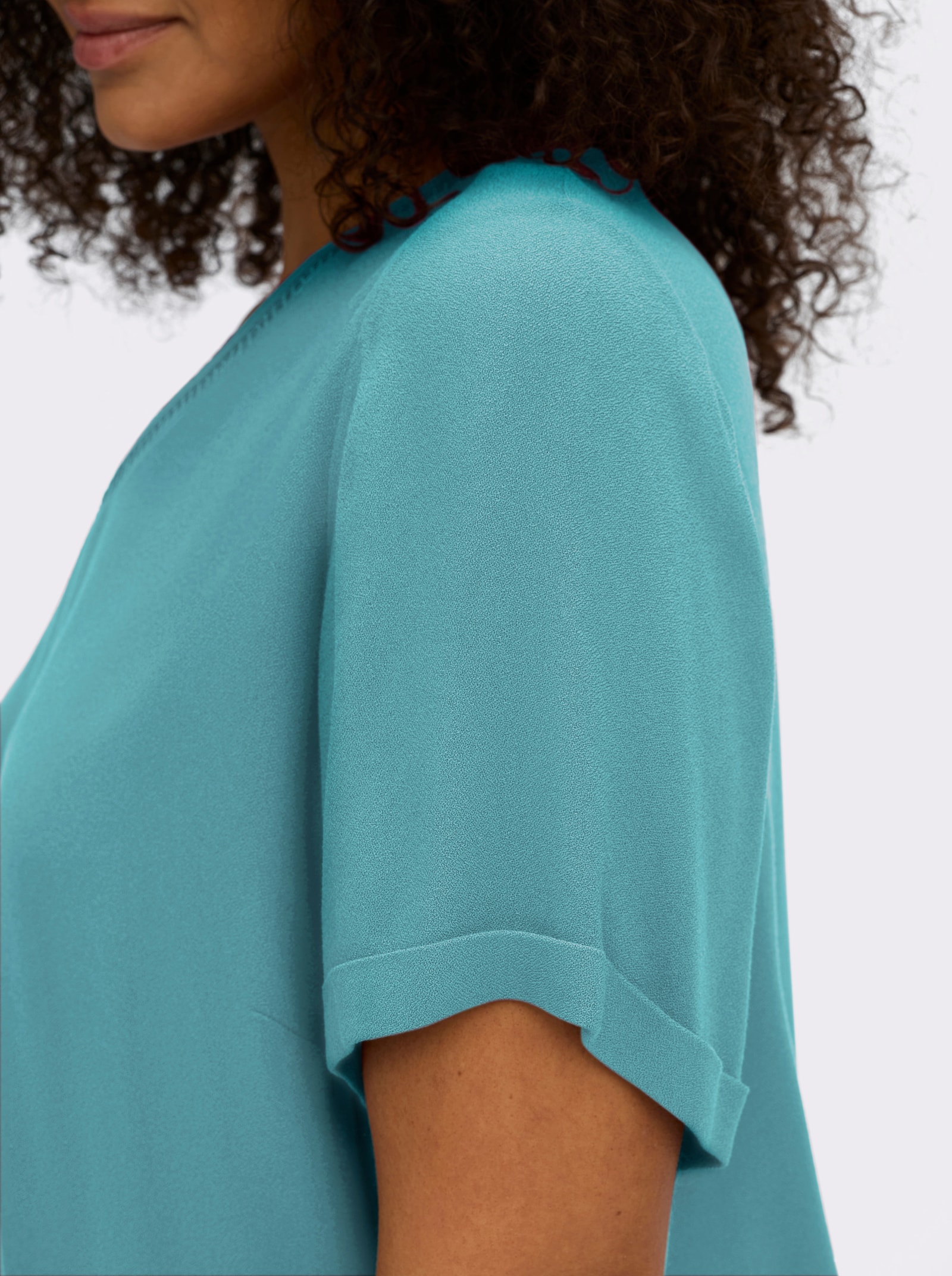 sheego Tunika mit verlängerten Halbärmeln - ozean