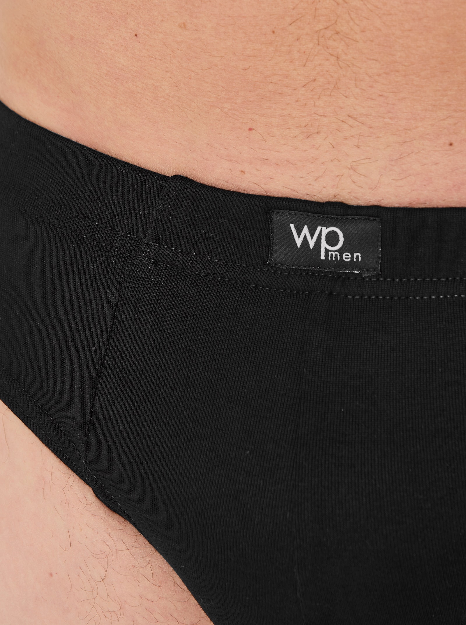 wäschepur men Slip - schwarz