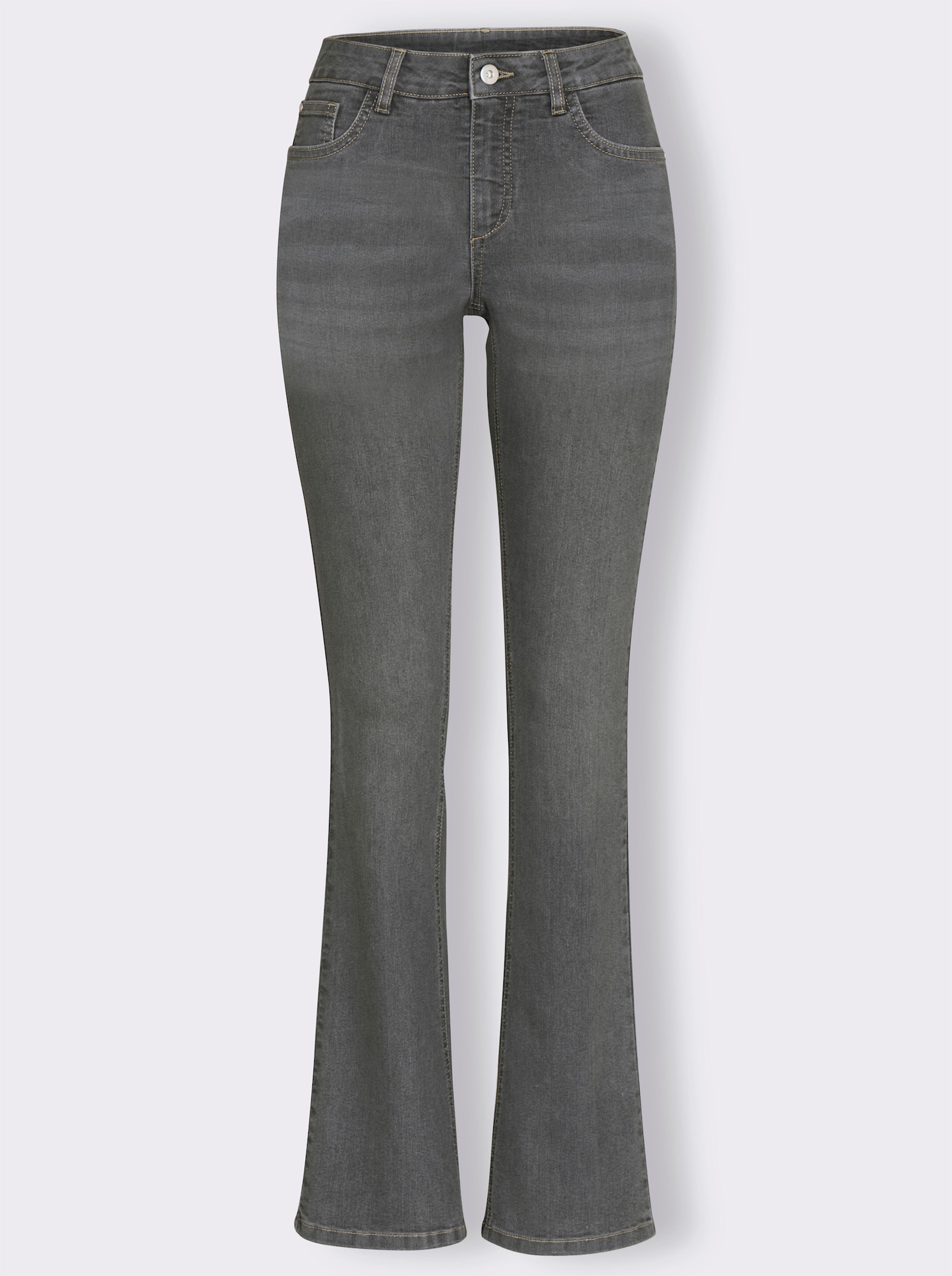 Jeans in formstabiler Stretch-Qualität - grey-denim