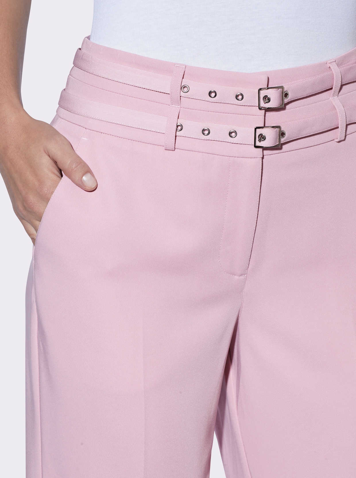 heine Bügelfaltenhose - rosé