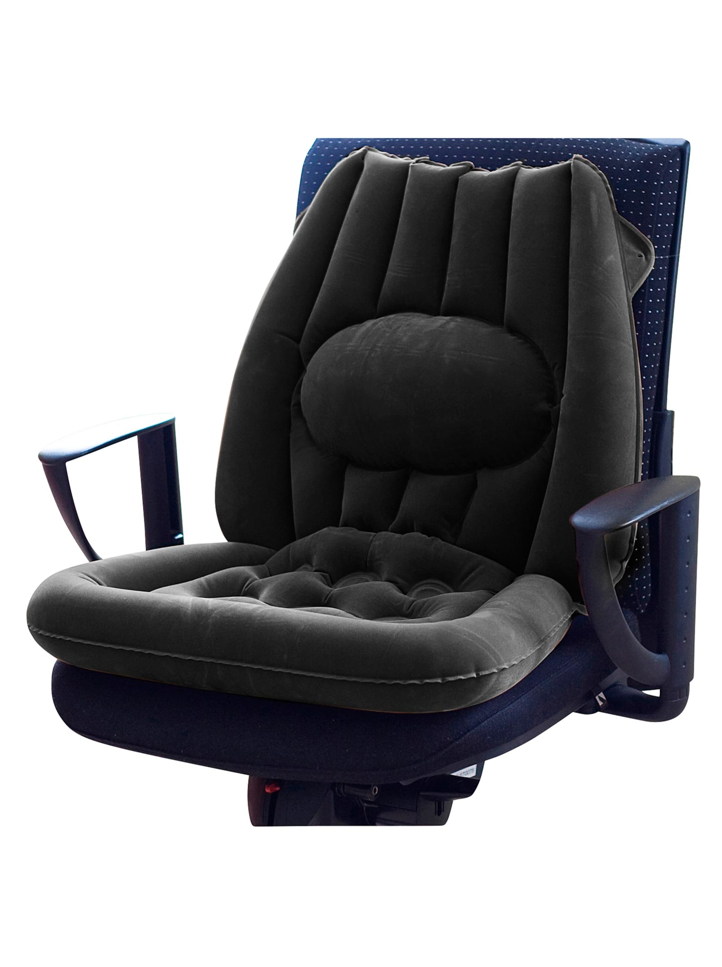 Sitzkissen mit Lendenwirbelstütze - anthrazit