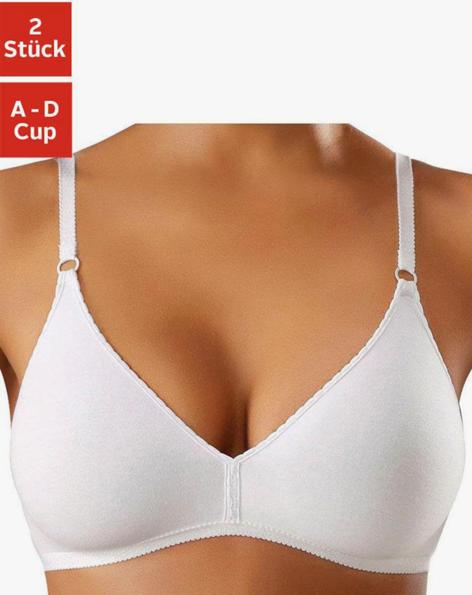 petite fleur Bralette-BH - 2xweiss