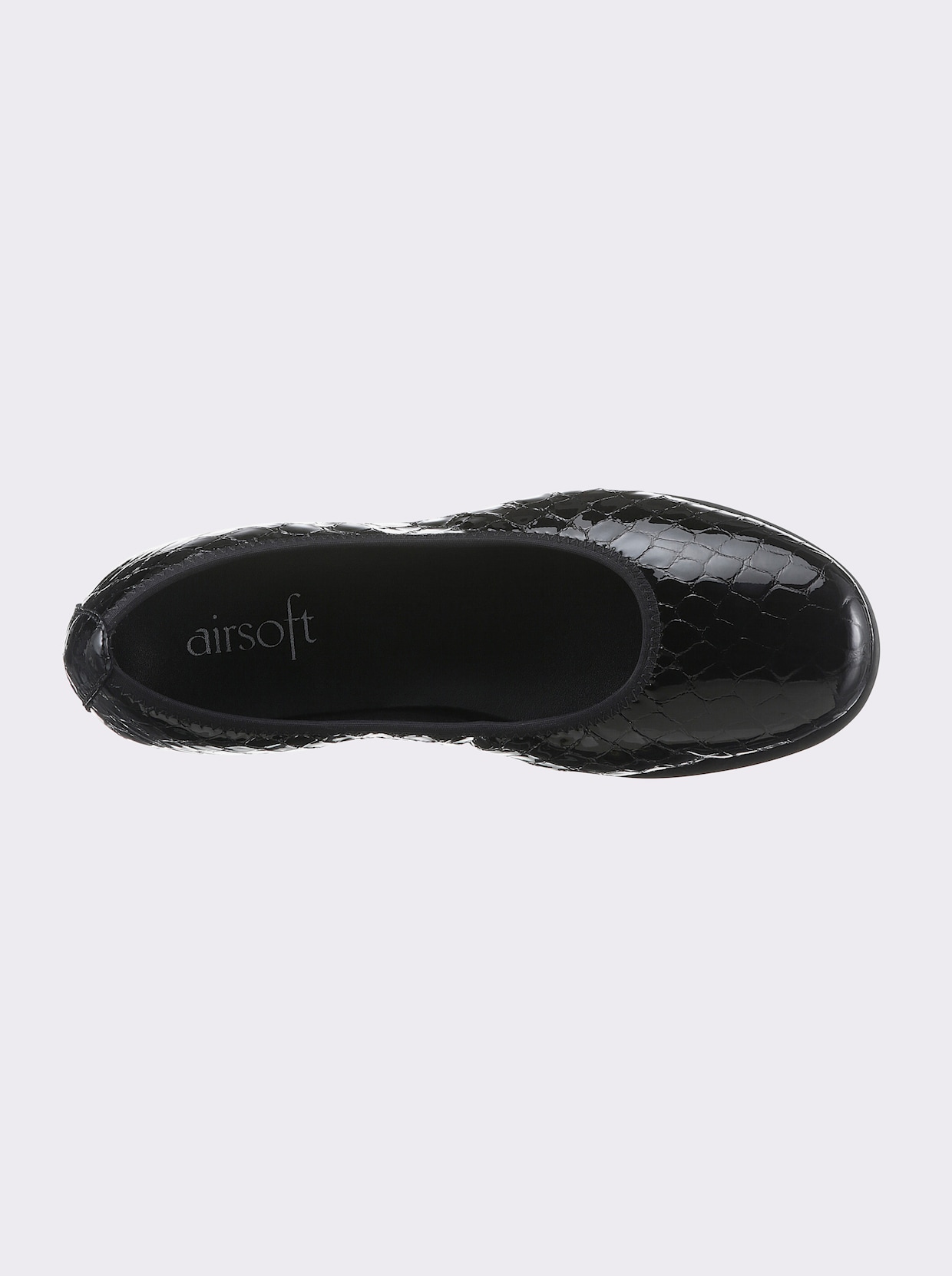 airsoft comfort+ ballerina - zwart