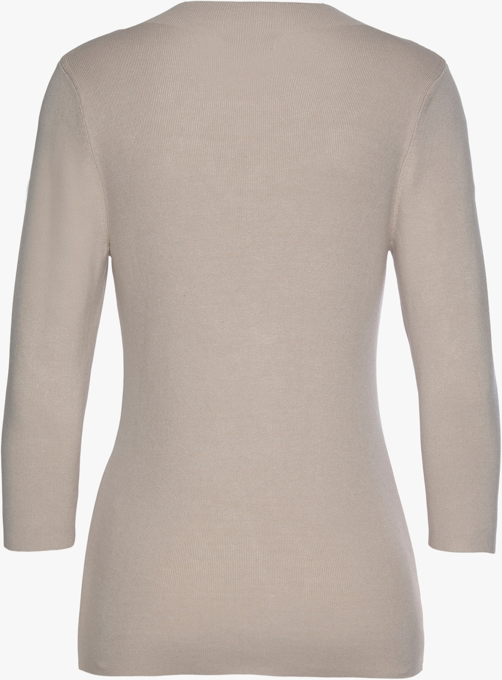 LASCANA 3/4 Arm-Pullover - beige-meliert