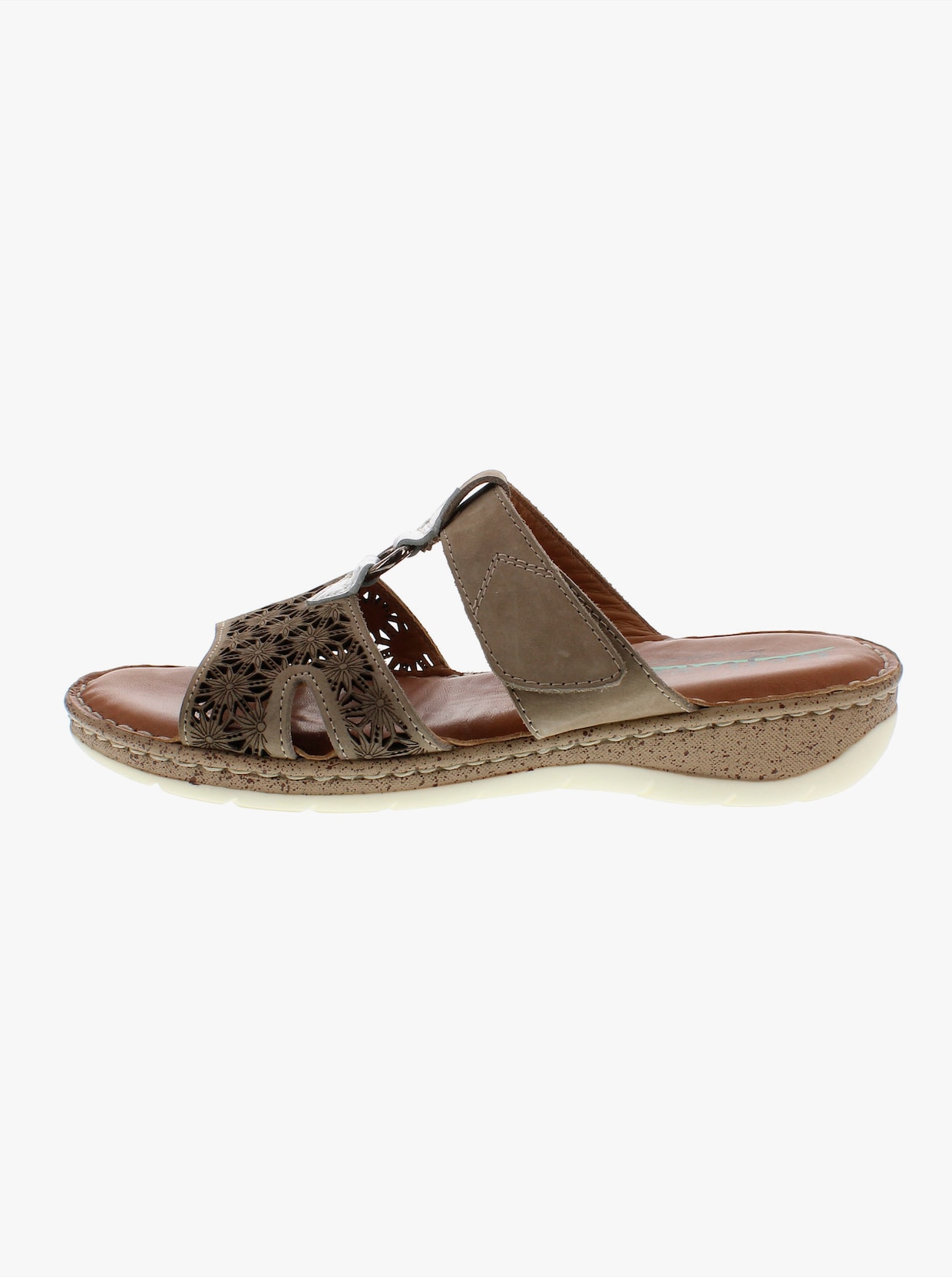 Reflexan slippers - bruin/zilverkleur