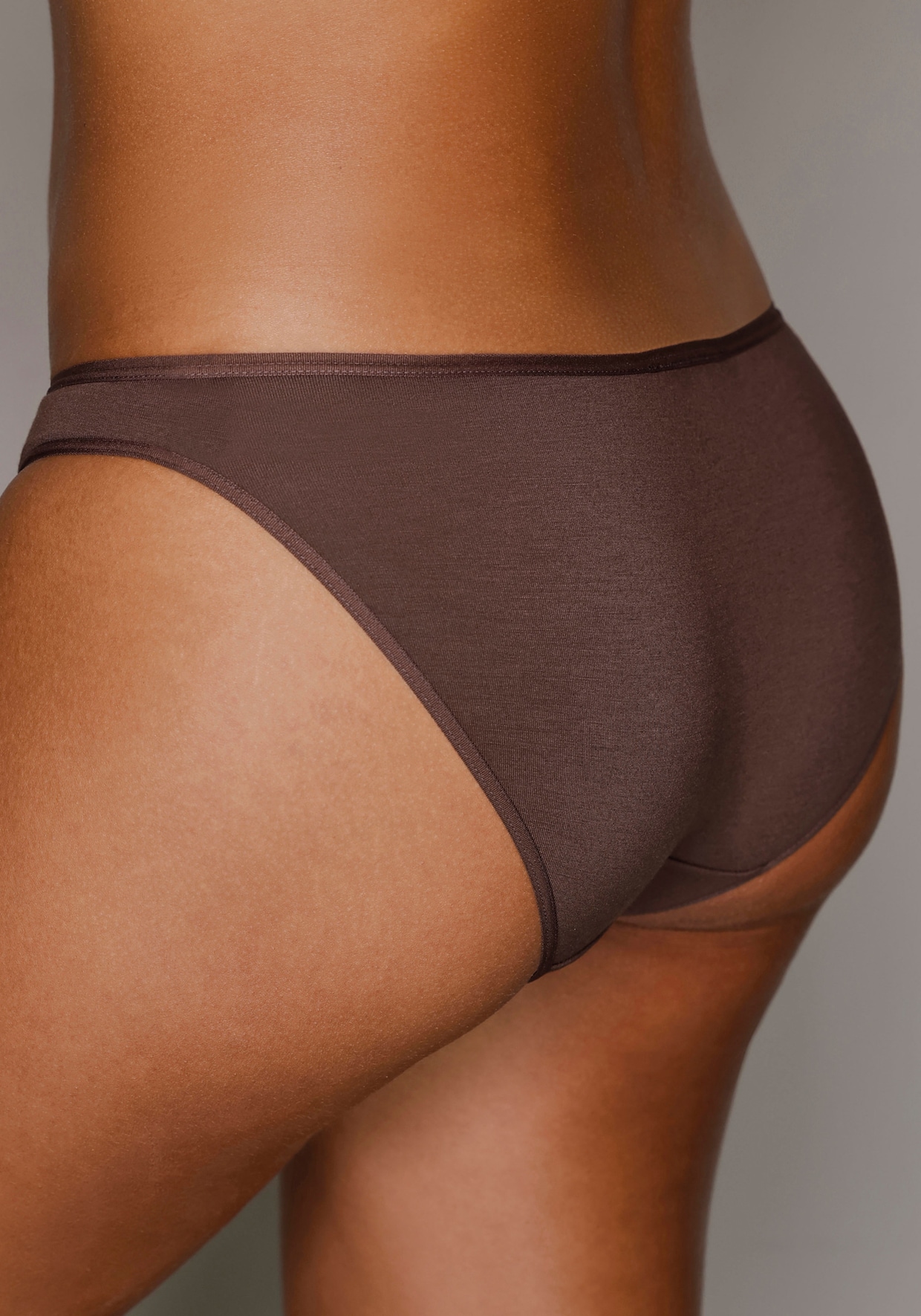 LASCANA Bikinislip - braun, schwarz