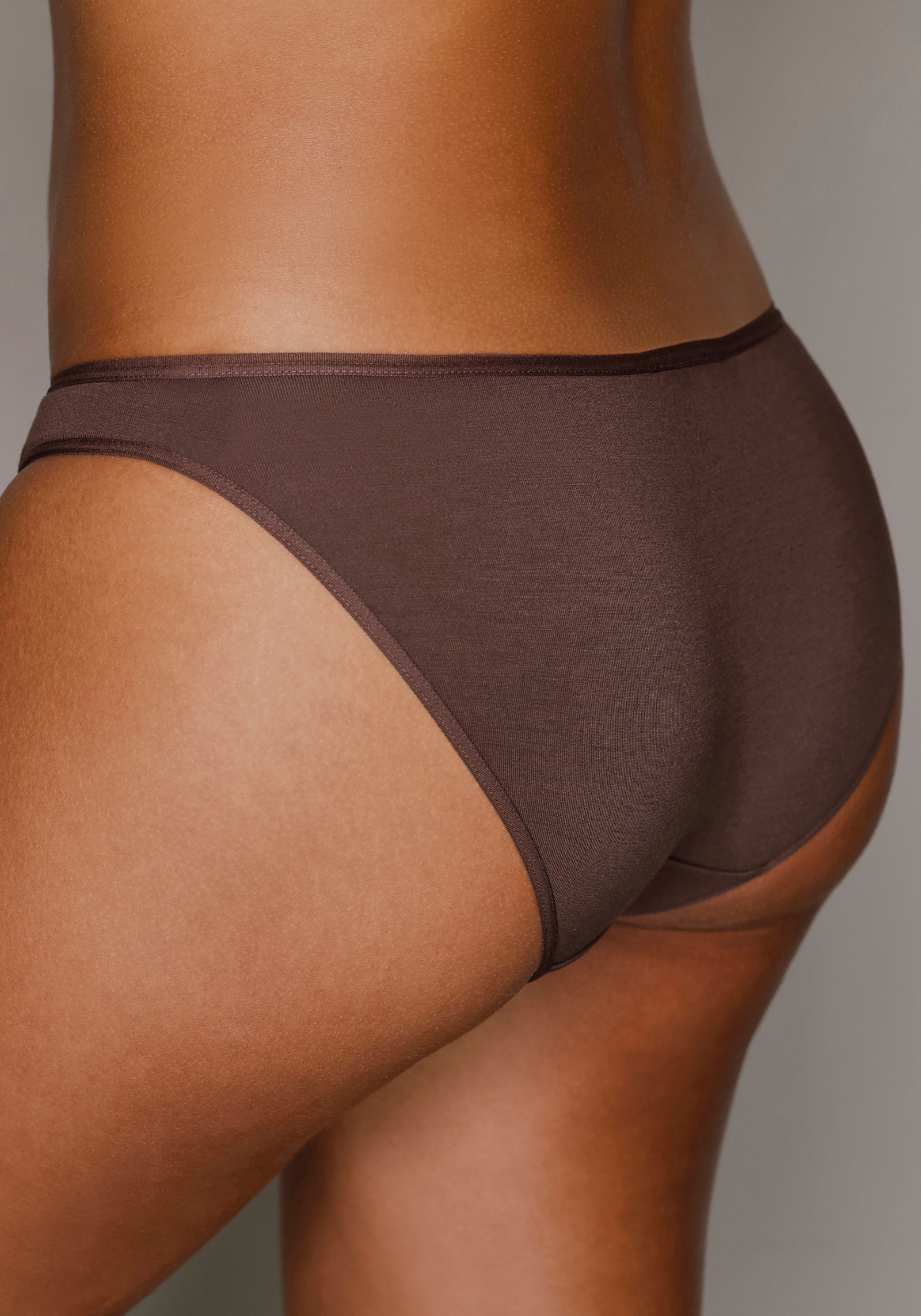 LASCANA Bikinislip - braun, schwarz