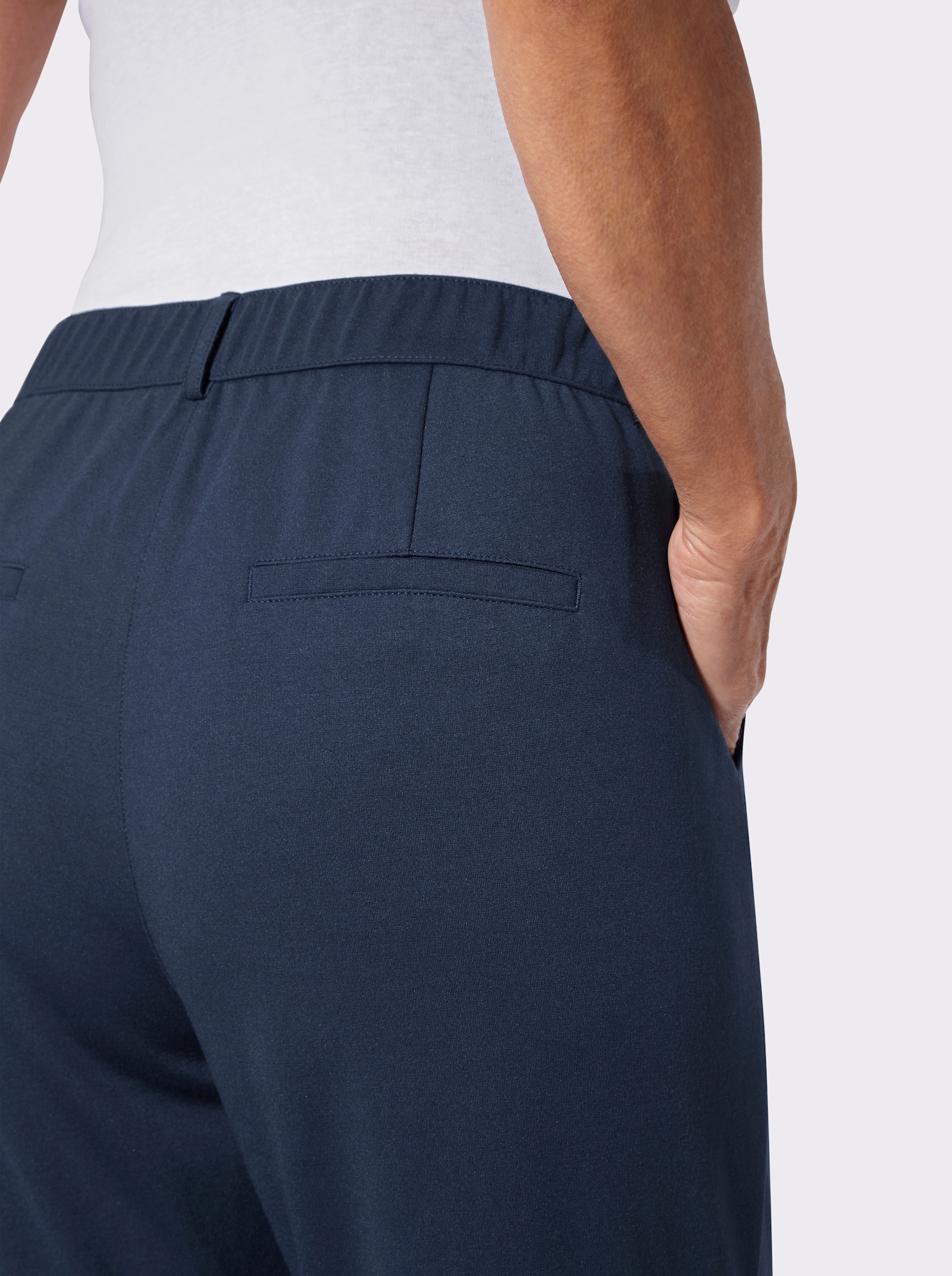 Džers.nohavice,pruž. pás vzadu - tmavomodrá