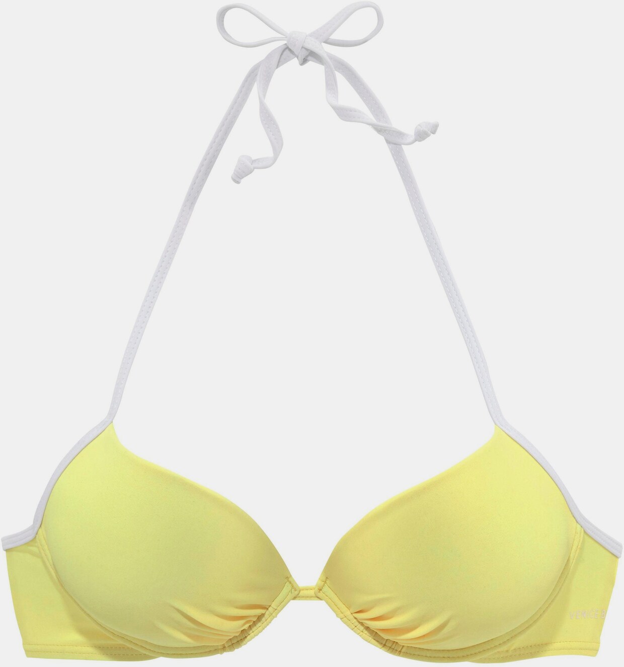 Venice Beach Push-Up-Bikini-Top - gelb