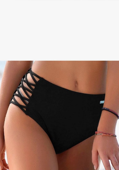 Bench. Highwaist-Bikini-Hose - schwarz