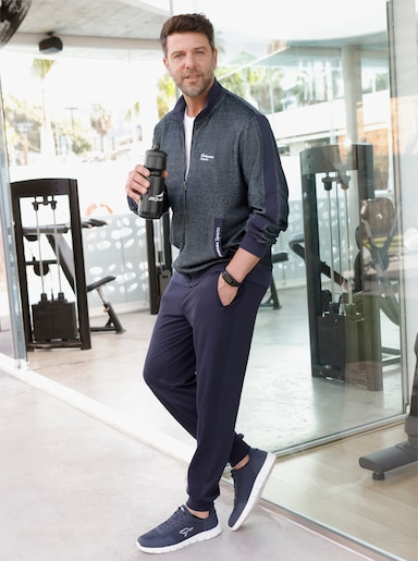 Catamaran Sports Freizeithose mit Streifeneinsätzen - marine