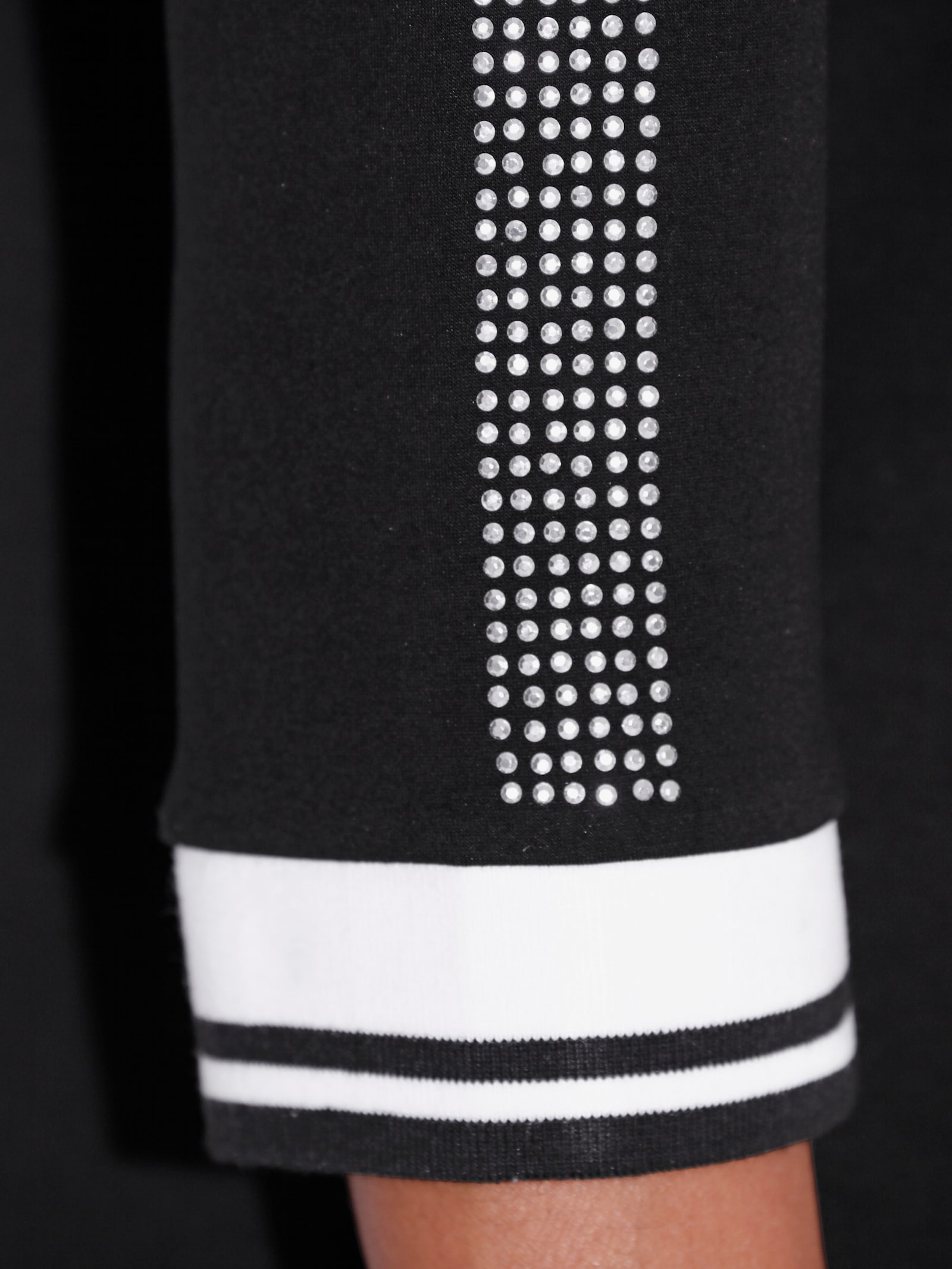 Polokleid im hochwertigen Modal-Mix - schwarz