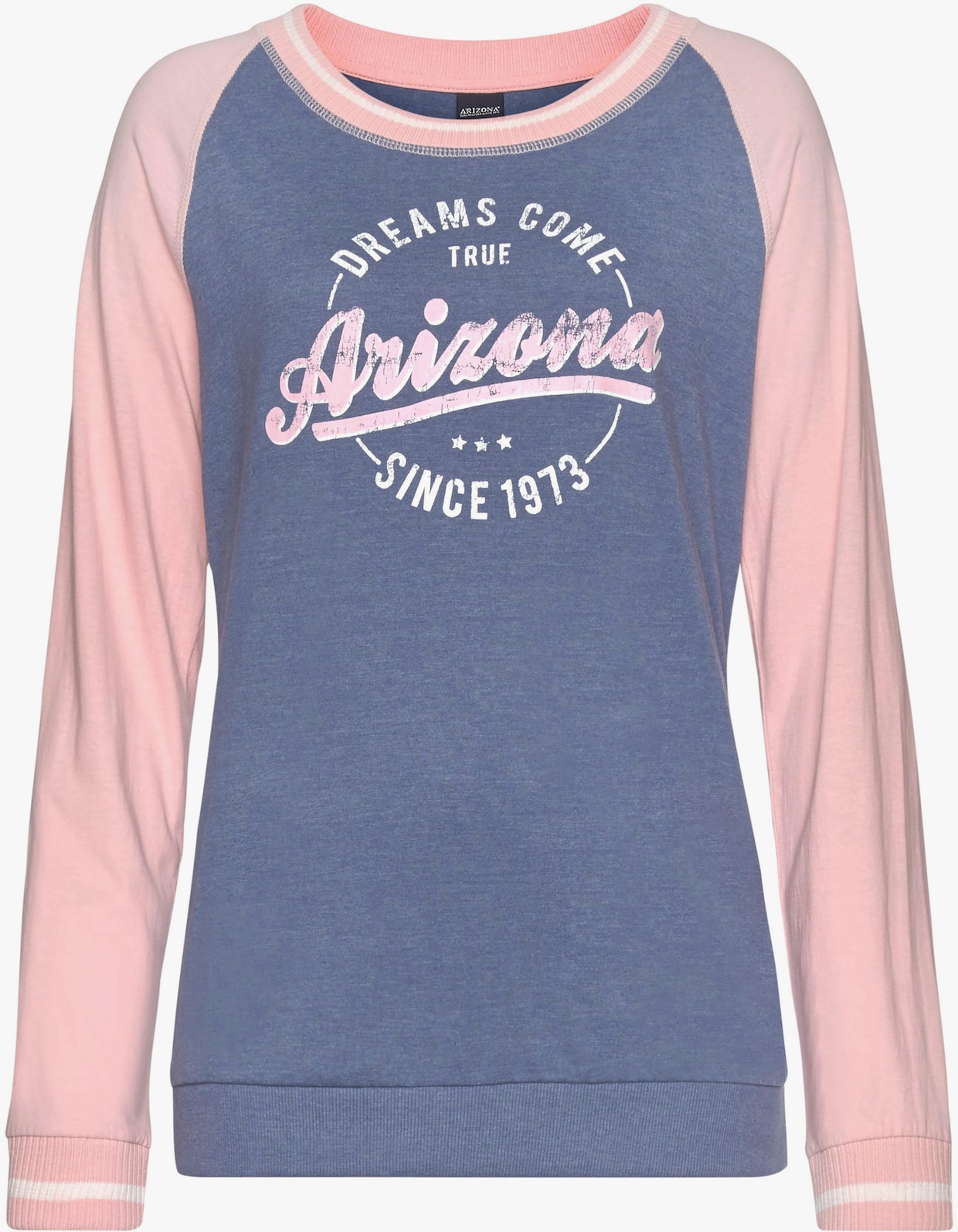 Arizona Pyjama - blauw gemêleerd