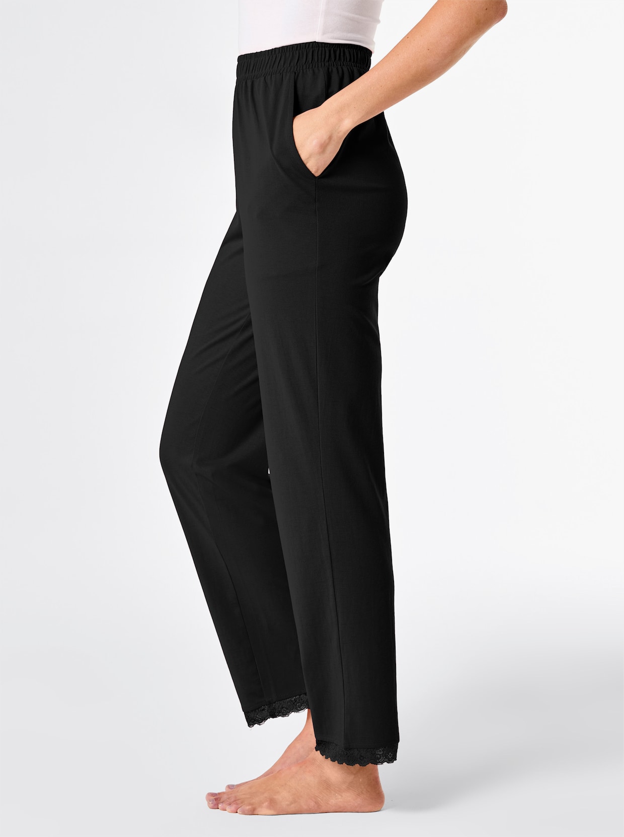 feel good Broeken - zwart