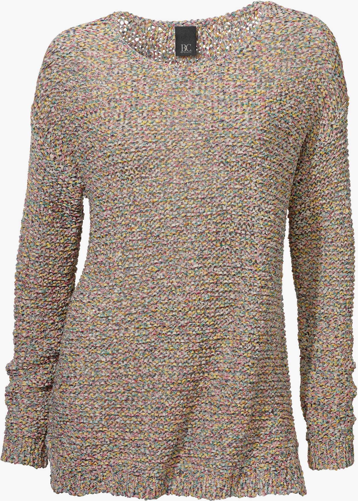 heine Pullover met ronde hals - bont