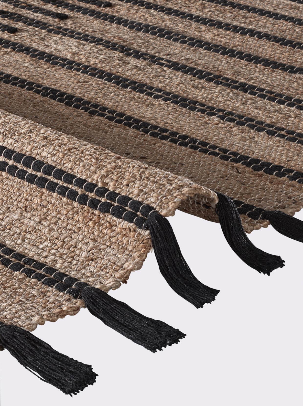 heine home Tapijt - naturel/zwart