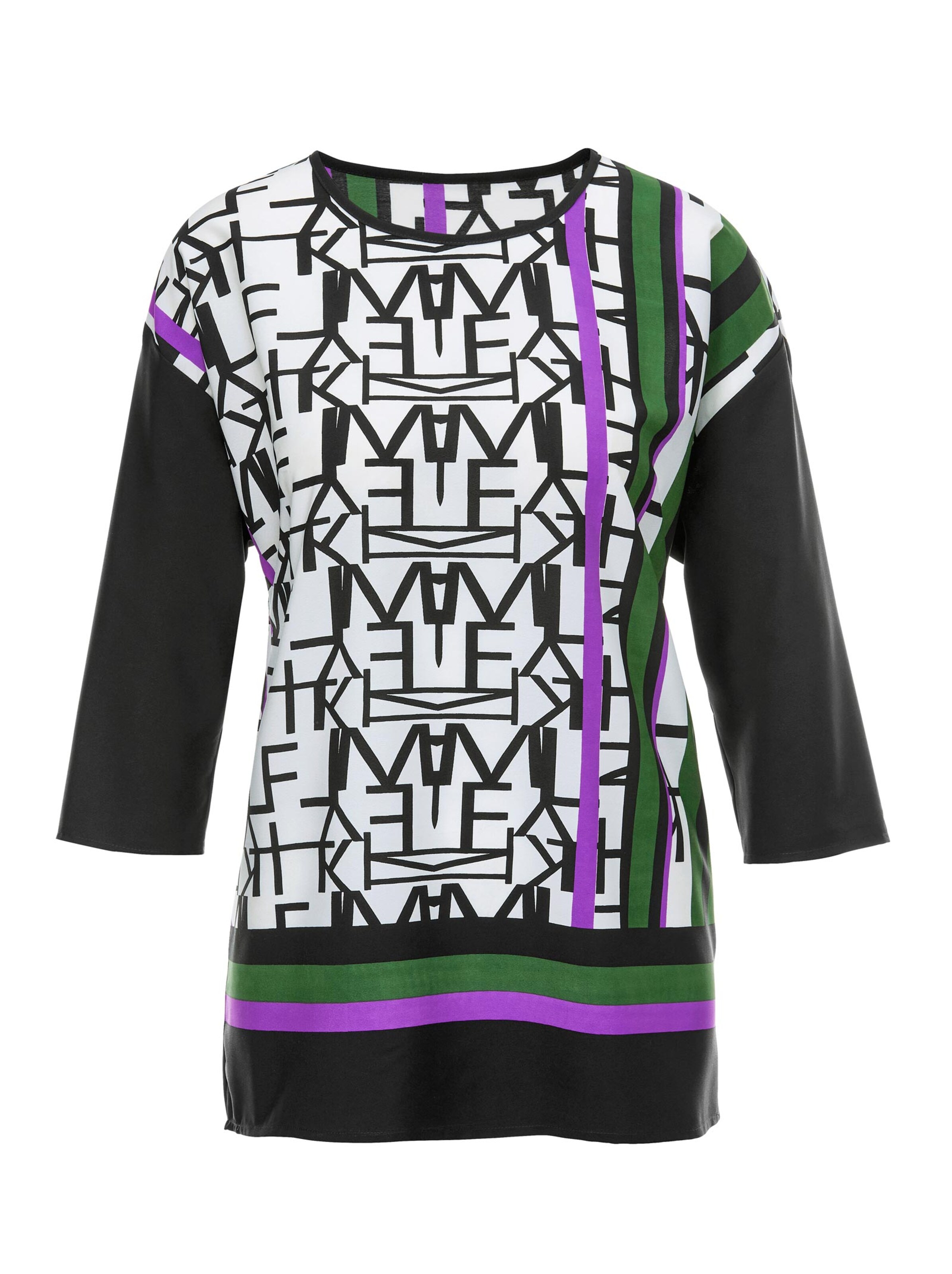 Tunika - schwarz-gemustert