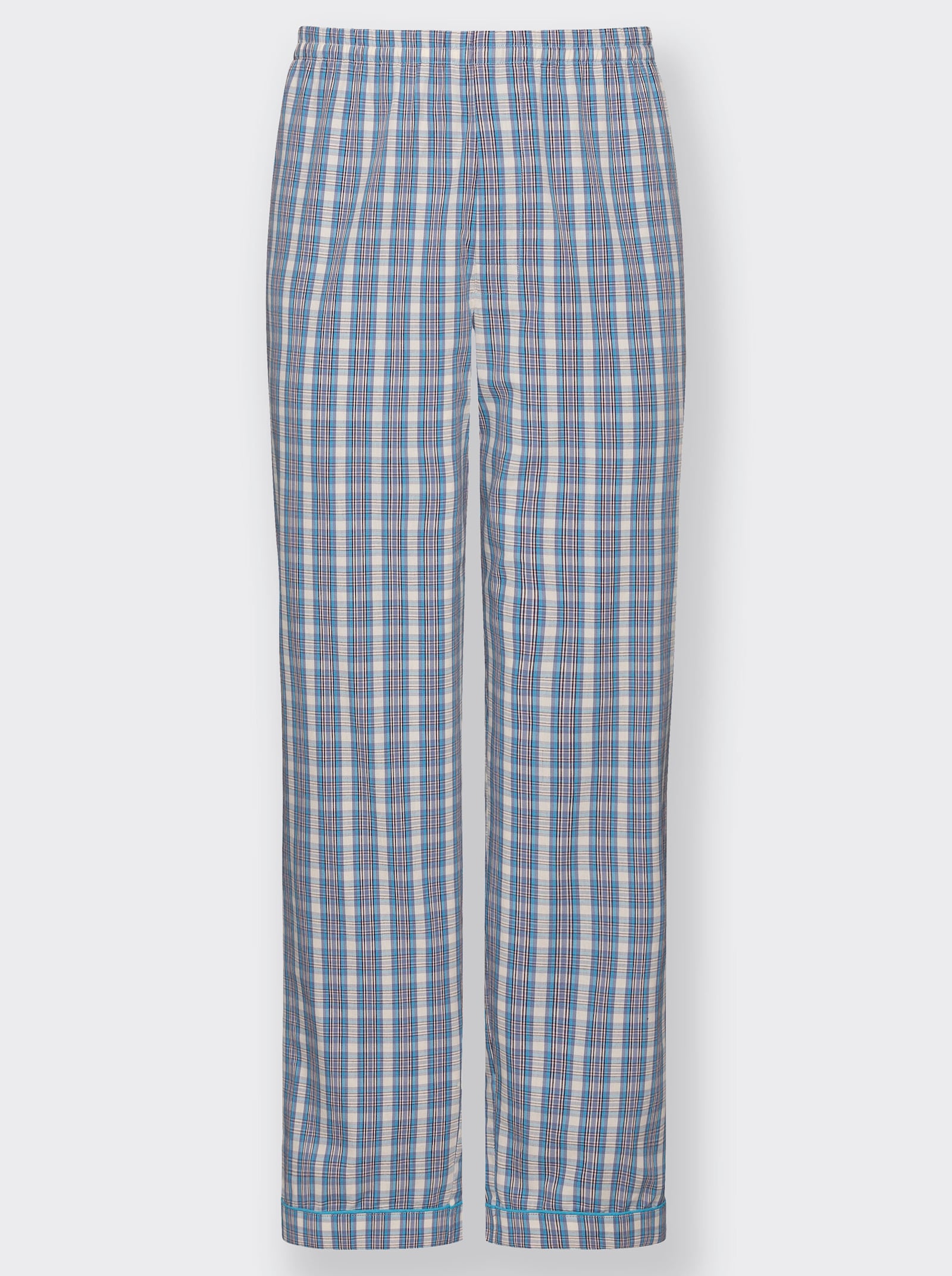 KINGsCLUB Pyjama - blau-kariert