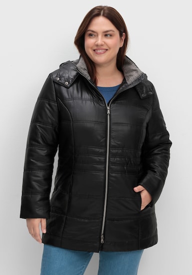 Longjacke - schwarz