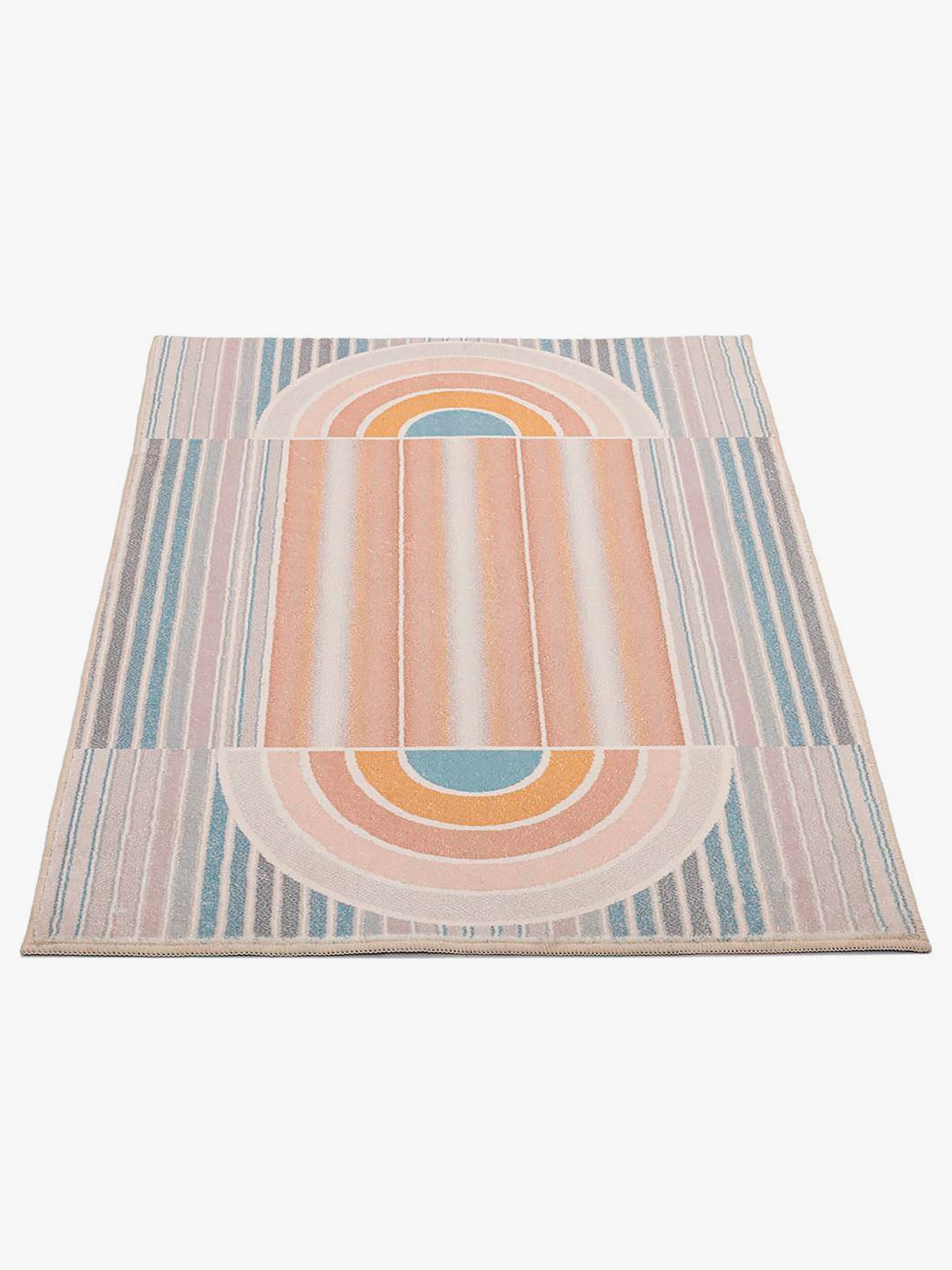 Theko Badematte - rosa-bunt