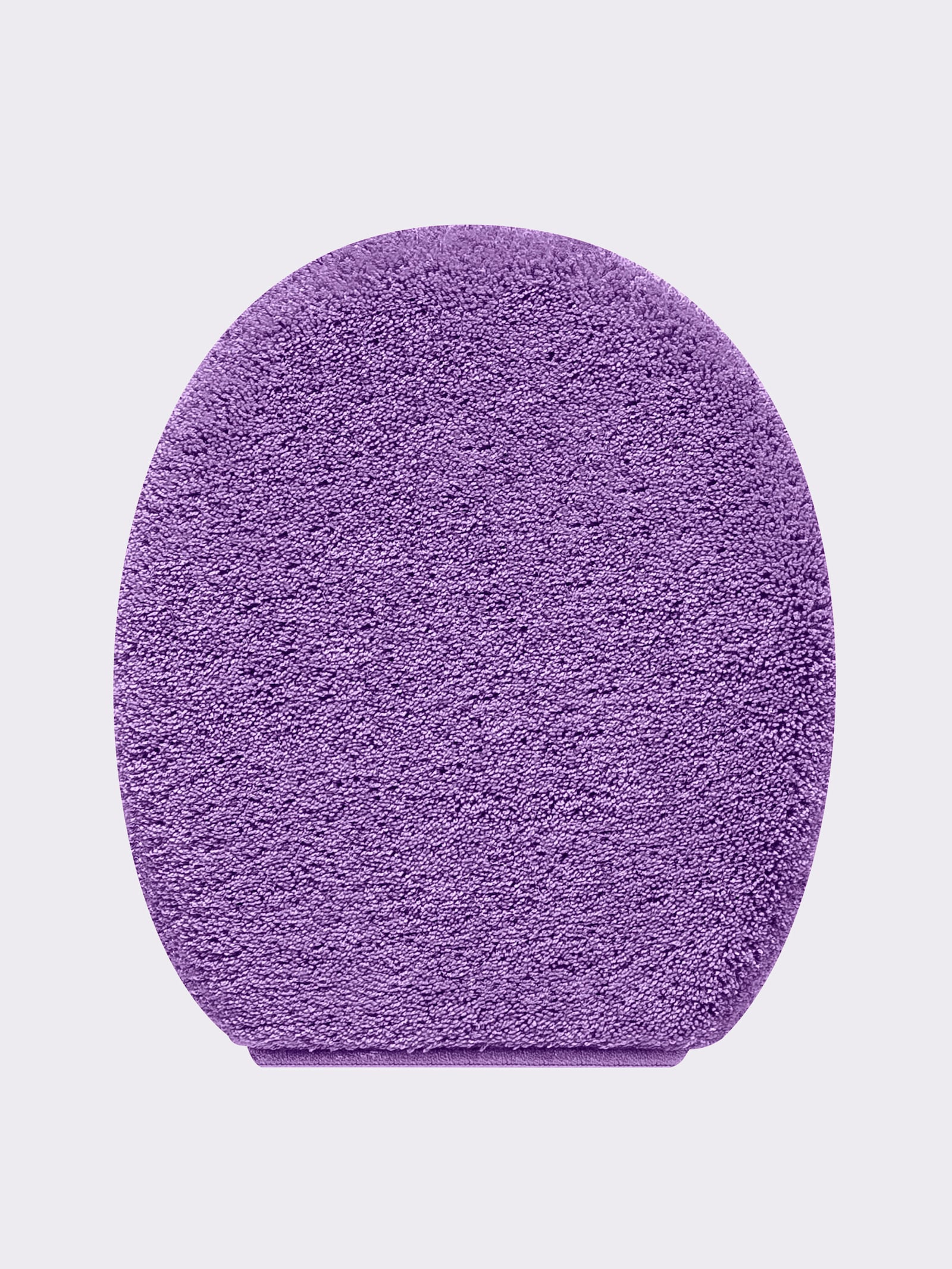 Grund Badematte - lila-ocker-gemustert