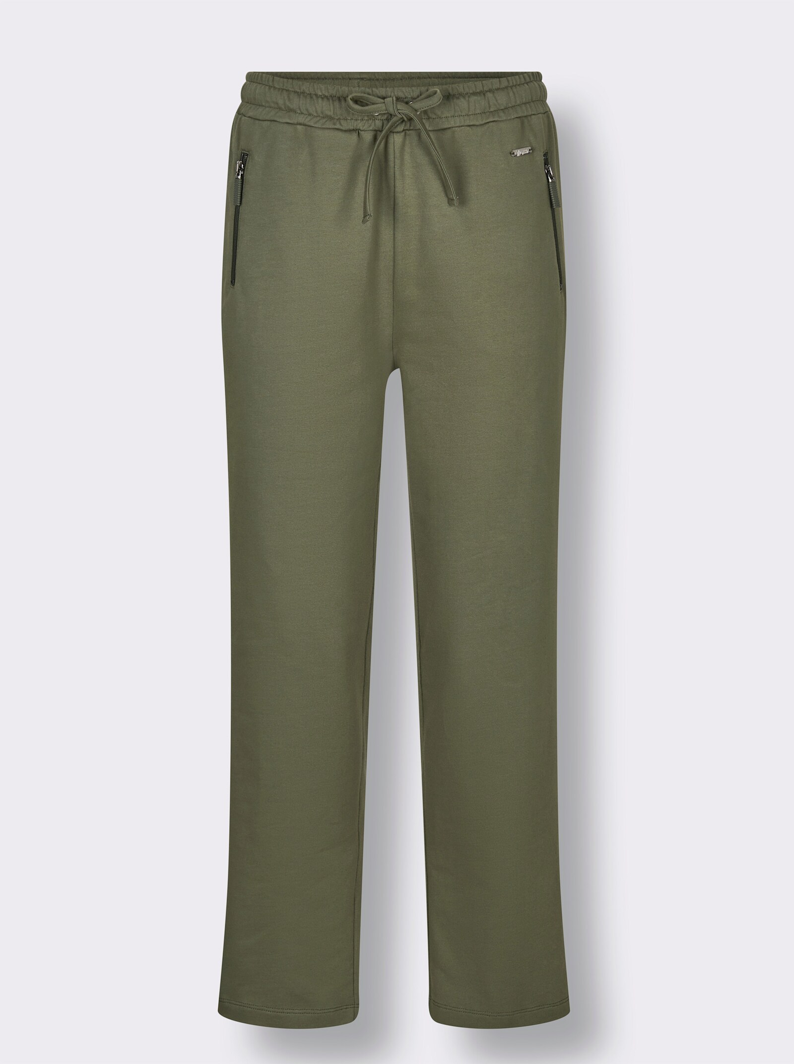 feel good Wellnesshose mit Reißverschluss-Taschen - khaki