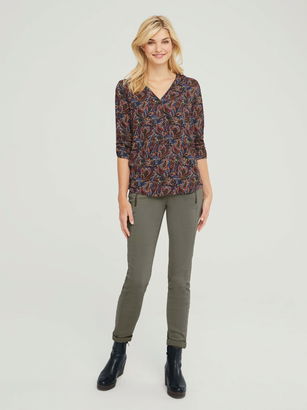 heine Druckbluse - bunt