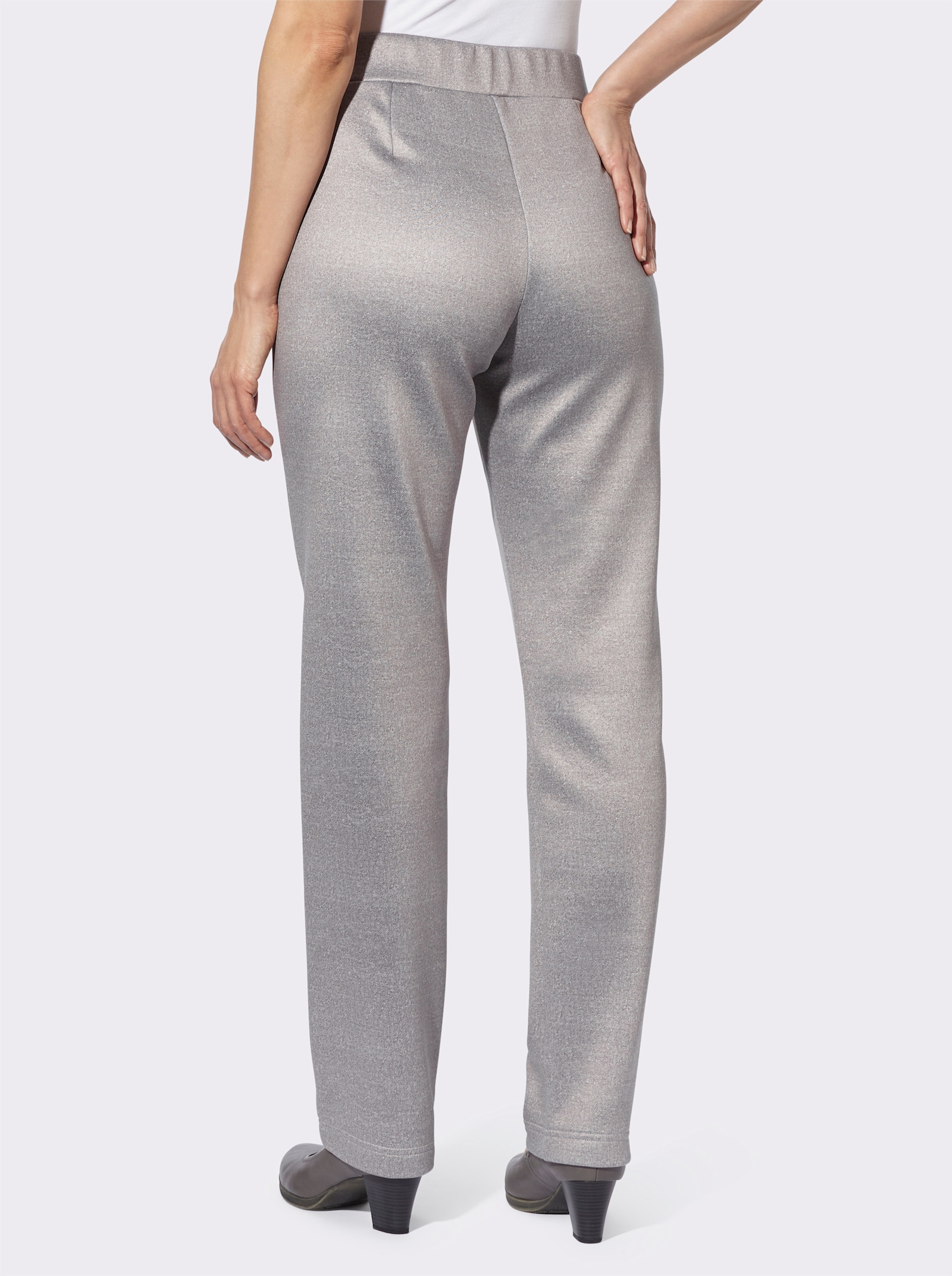 Thermobroek met fleecevoering - grijs