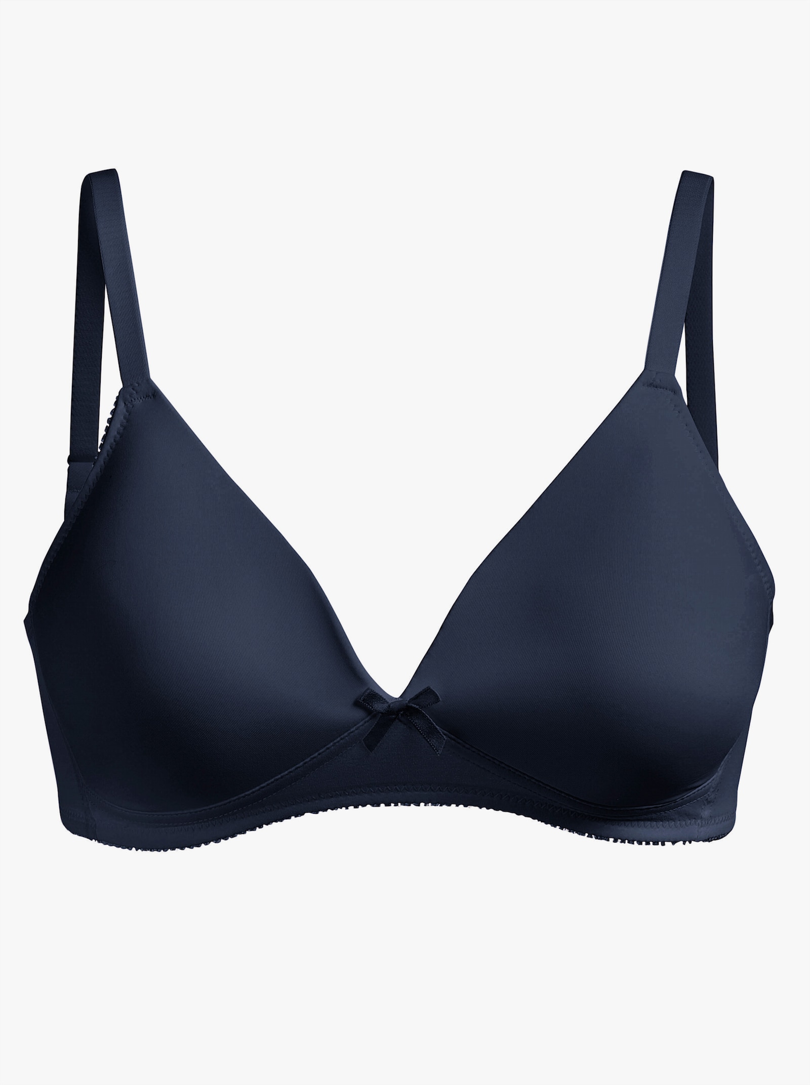 Naturana T-Shirt-BH ohne Bügel mit nahtlos geformten Cups - marine