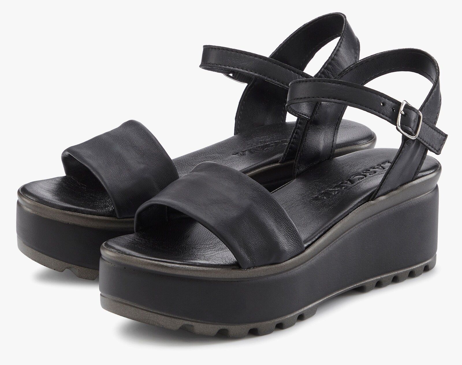 LASCANA Sandalette - schwarz