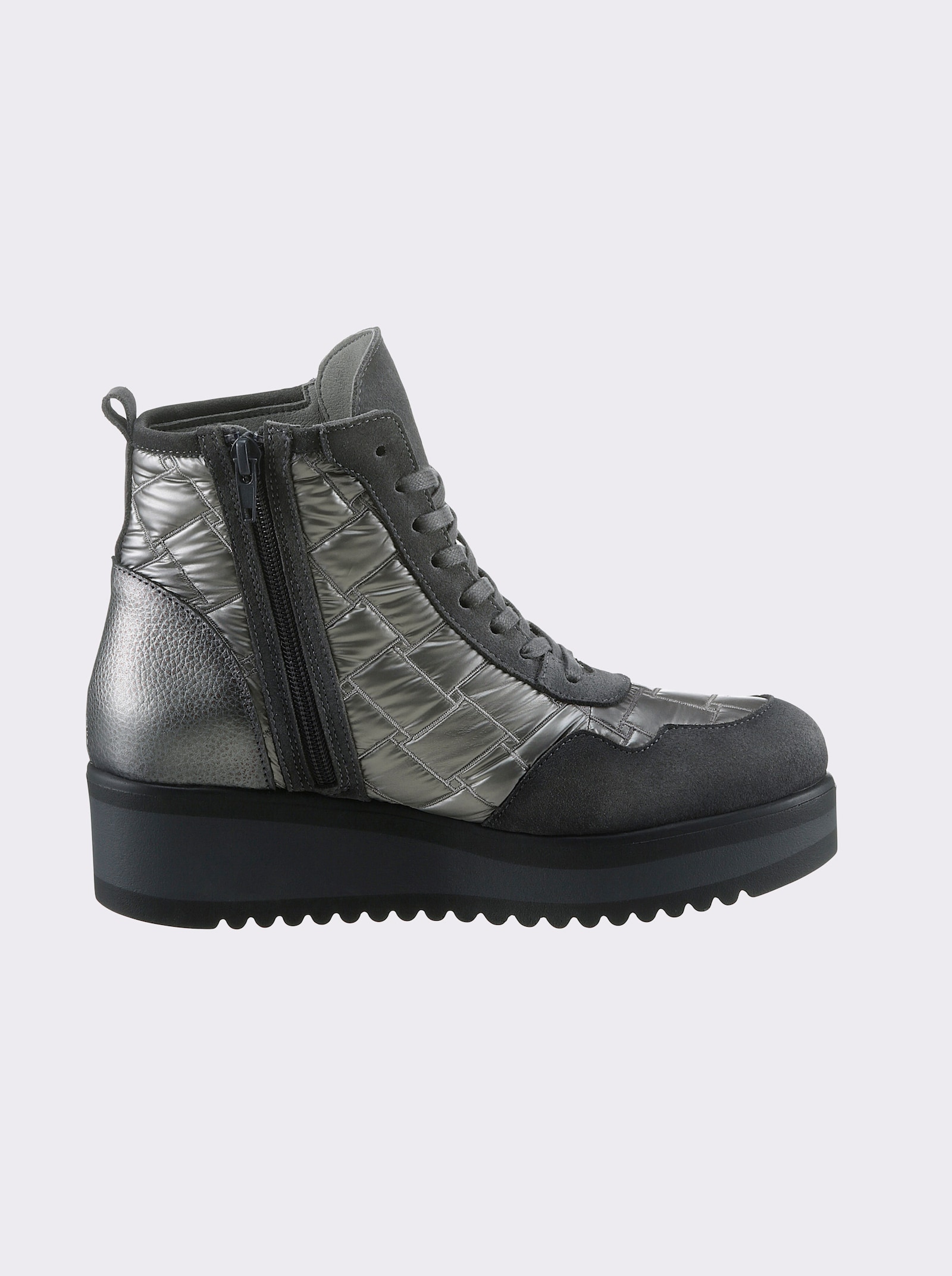 heine Veterlaarsje - grijs/metallic