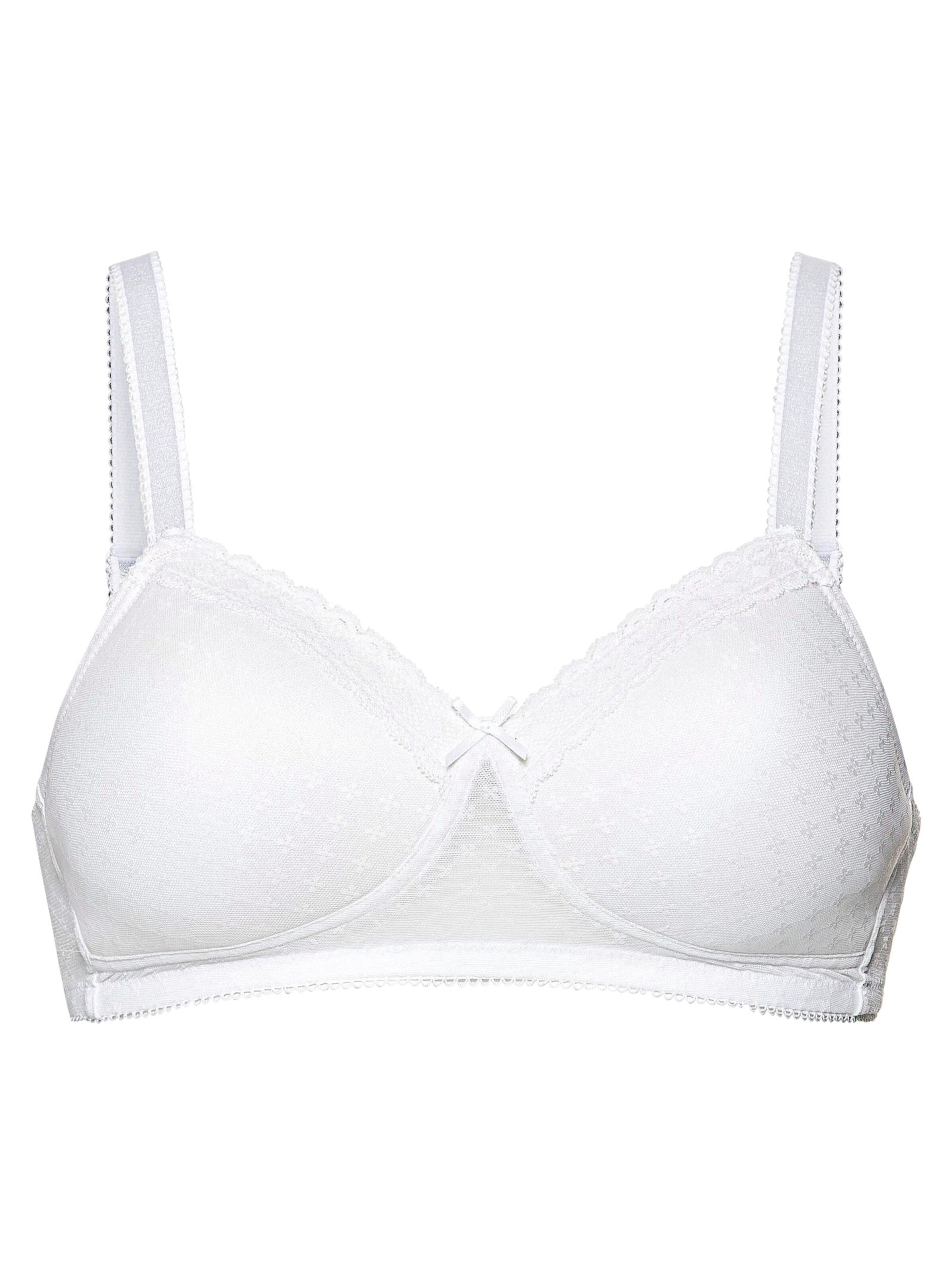 wäschepur Schalen-BH ohne Bügel - weiß