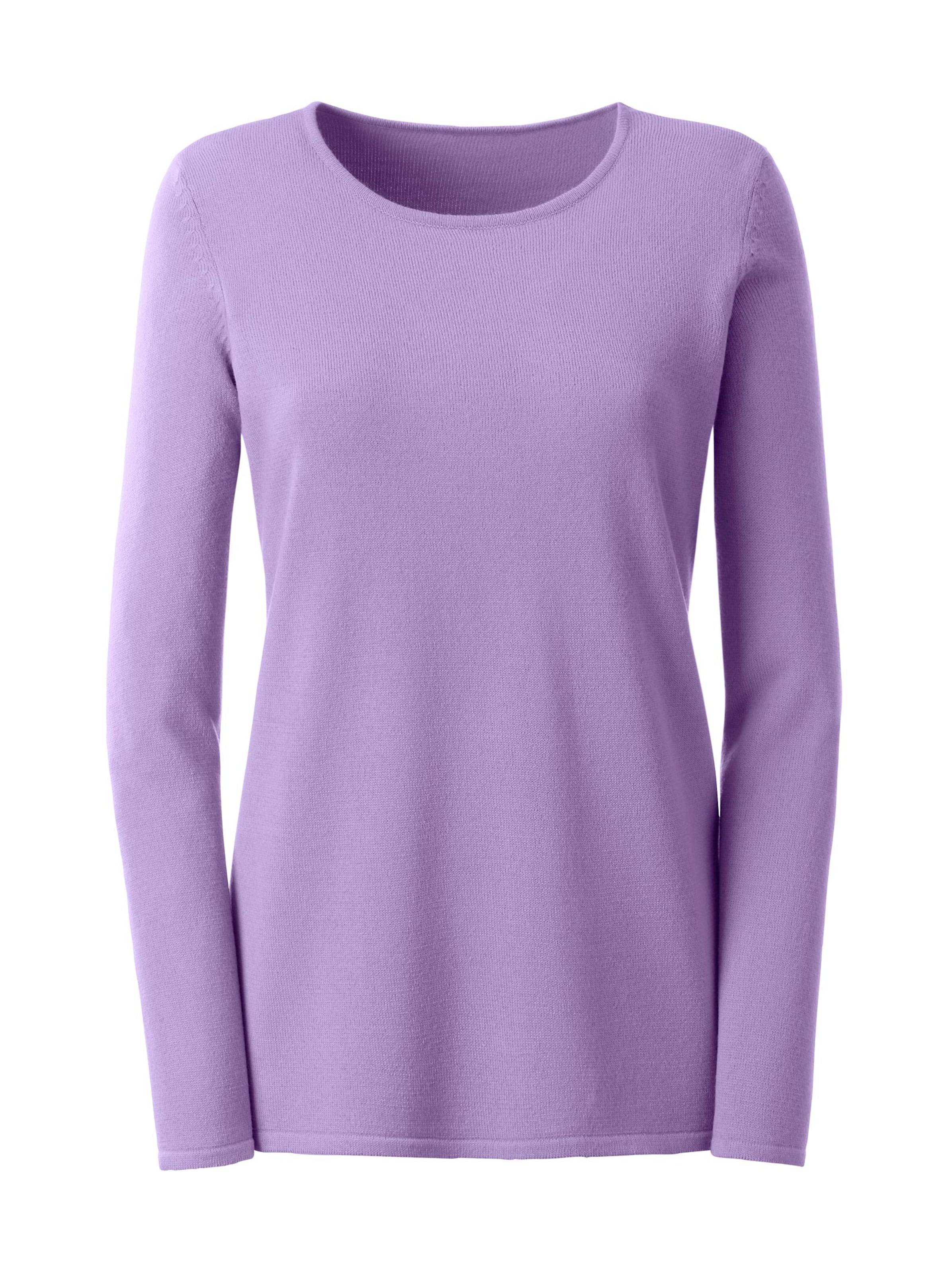 Pullover - lila + lila-geringelt