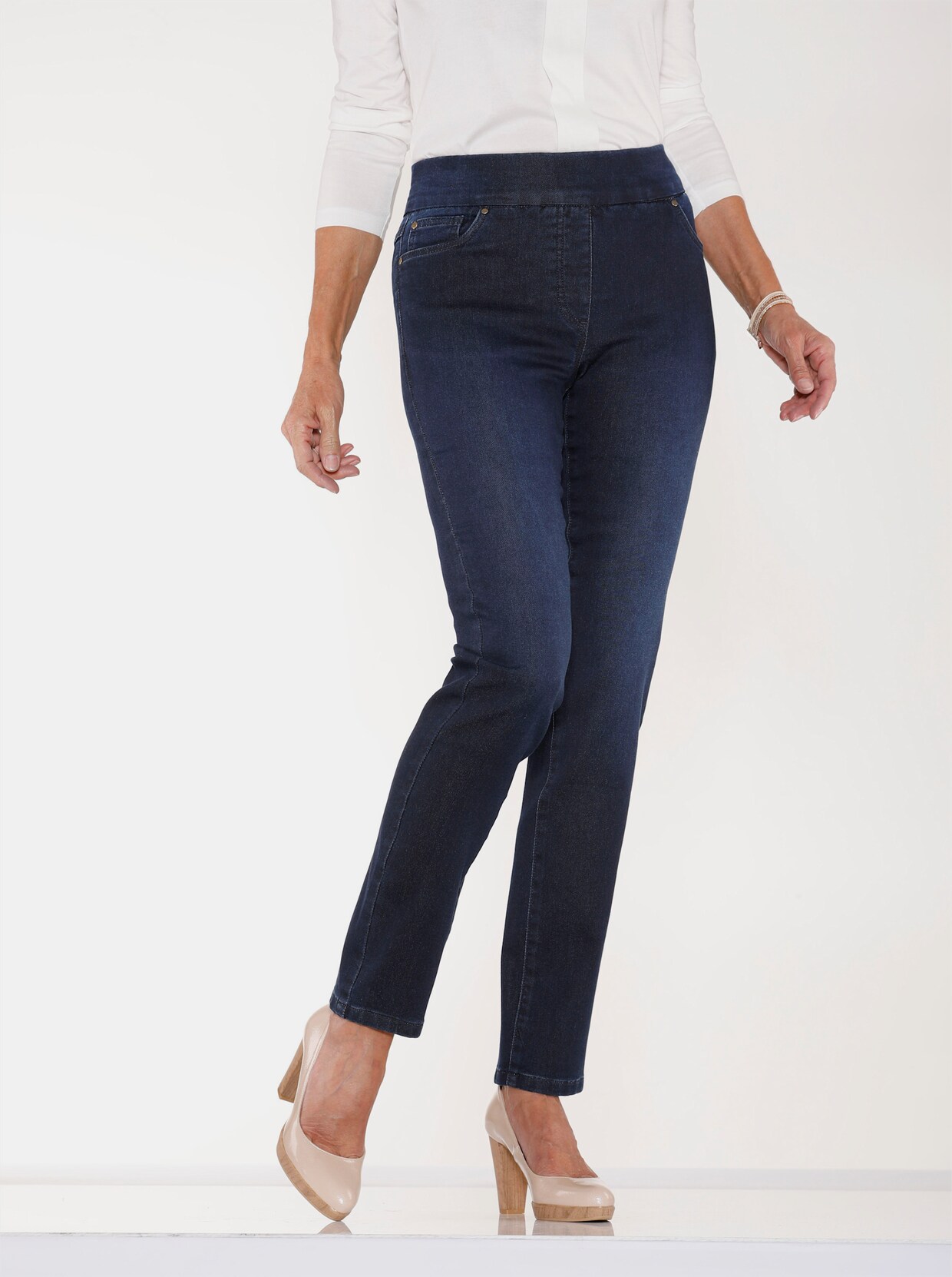 Schlupfjeans - dark blue