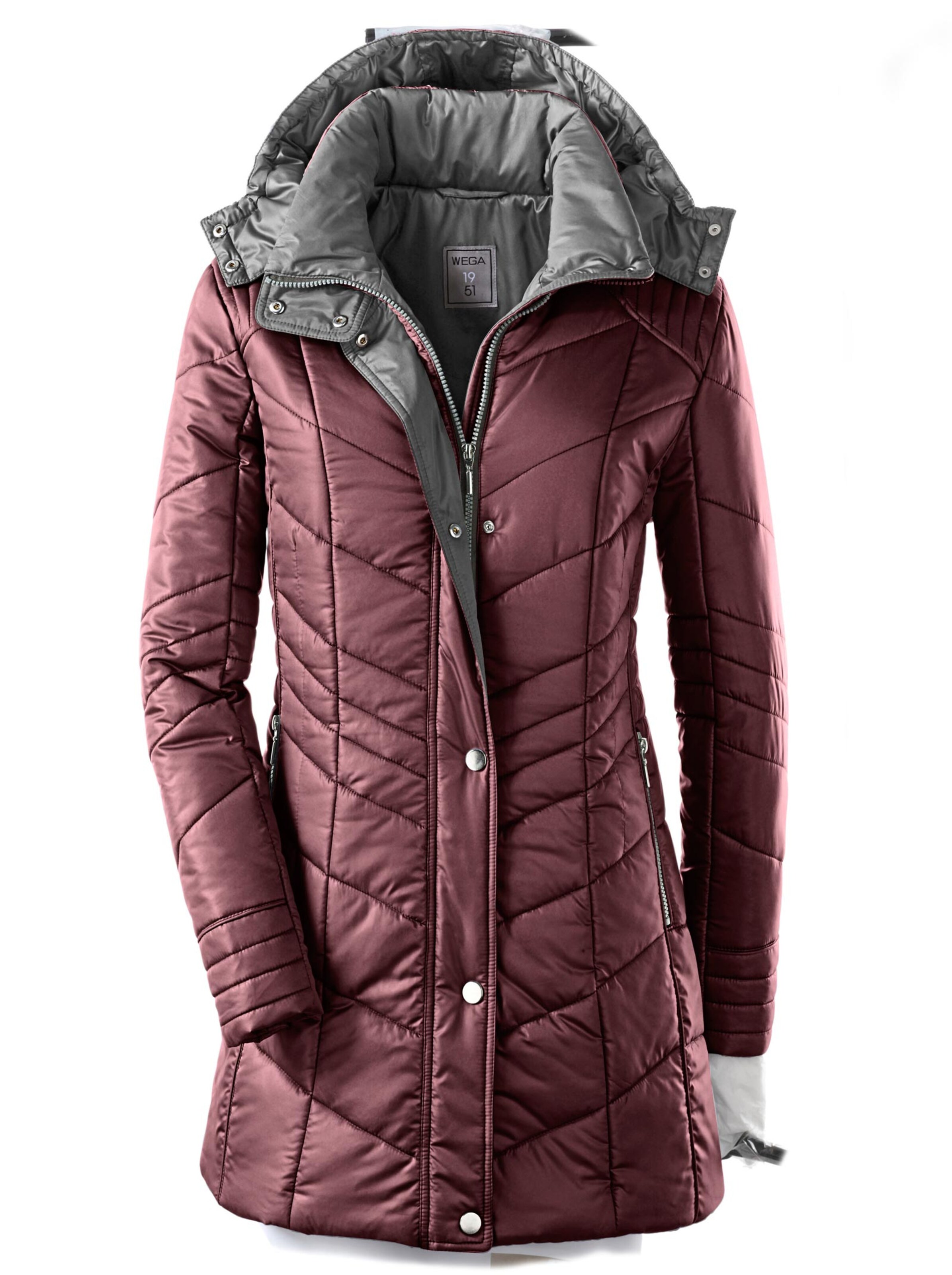 Damenmode Jacken Steppjacke in bordeaux Damenmode Jacken Steppjacke in bordeaux