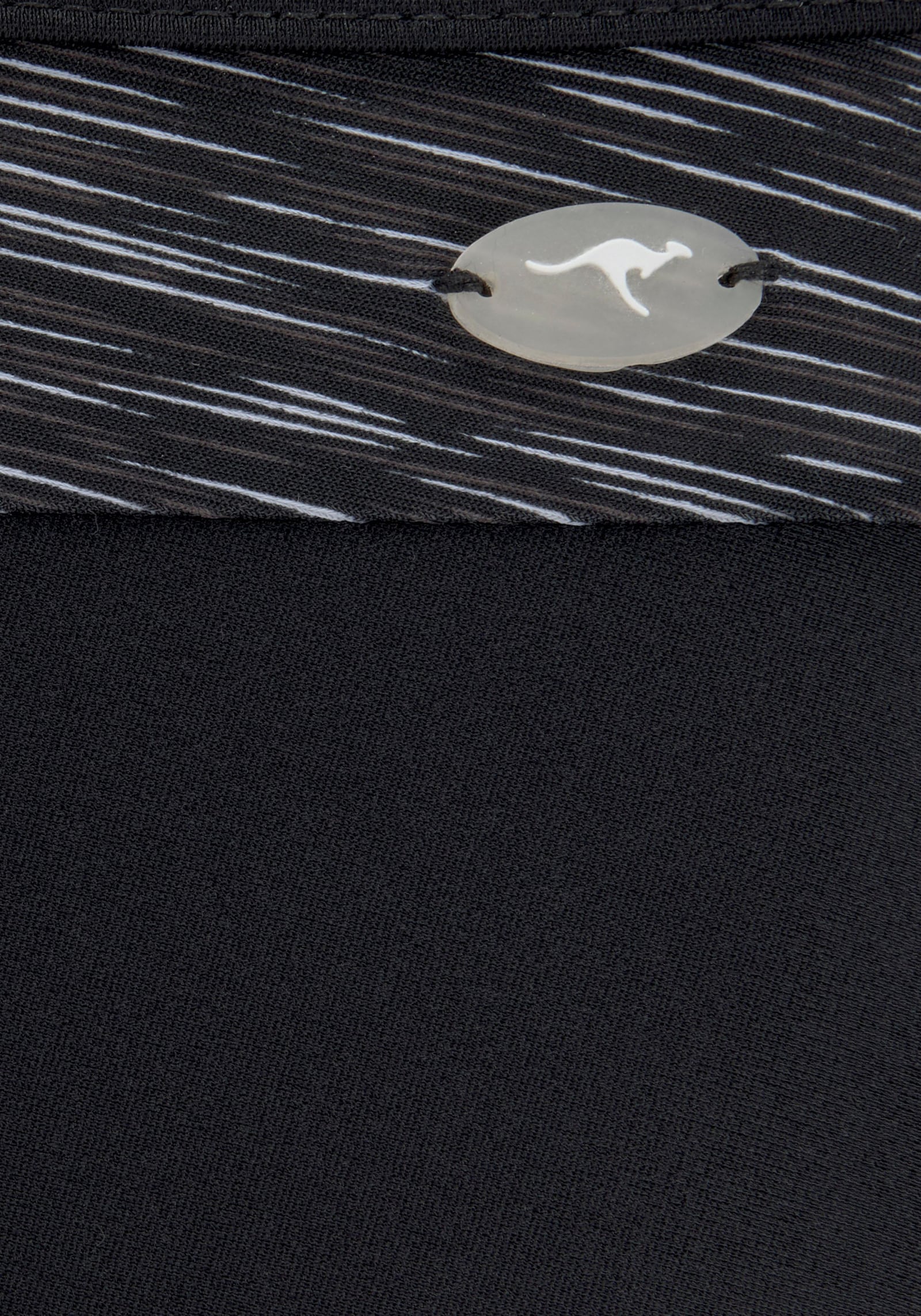 KangaROOS Bügel-Bikini - schwarz-bedruckt