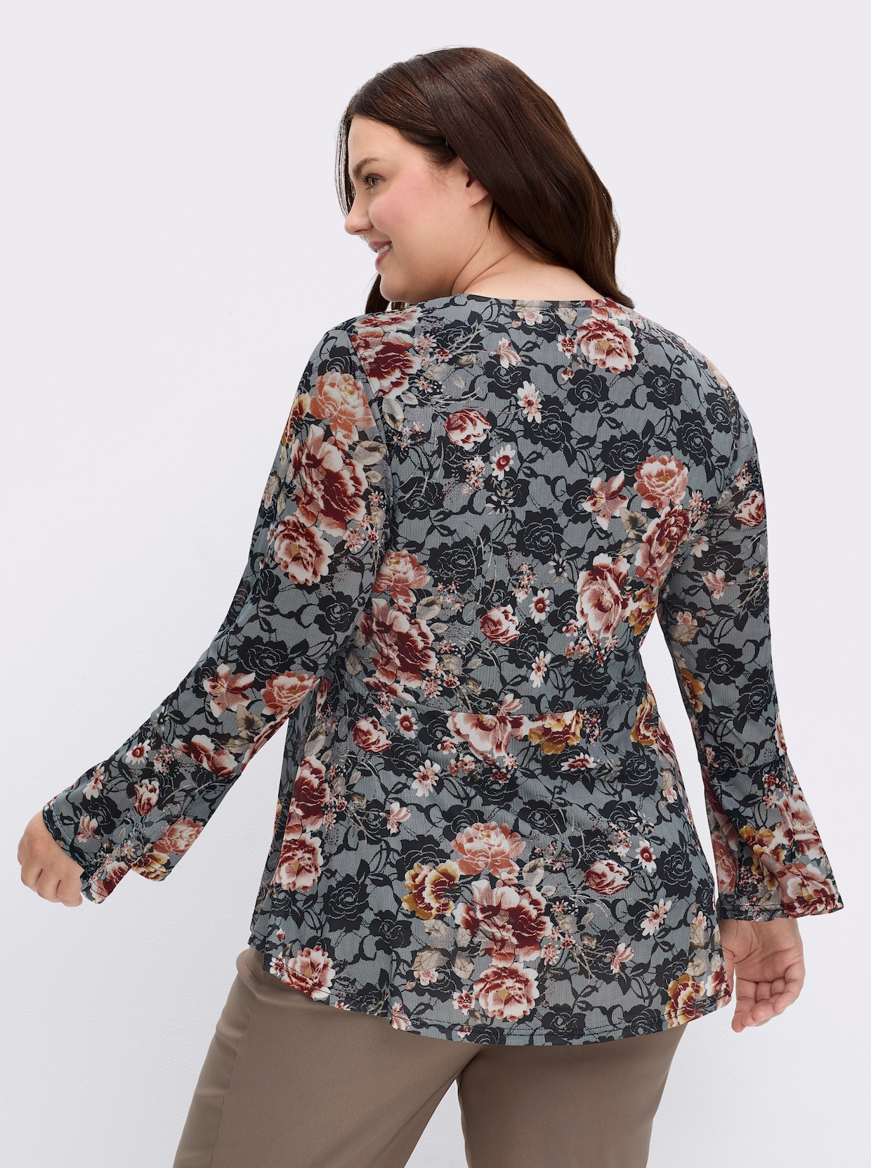 sheego by Joe Browns Shirt - zwart geprint