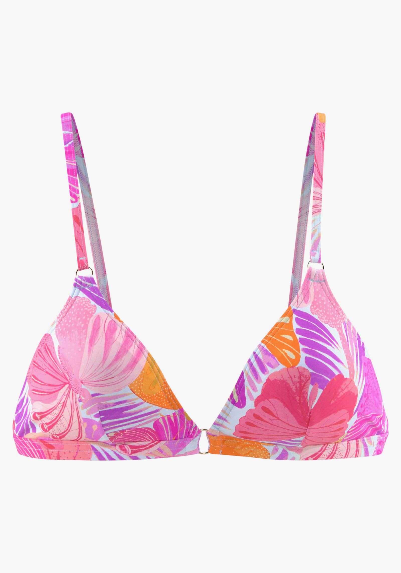 Sunseeker Triangel-Bikini-Top - lila-orange